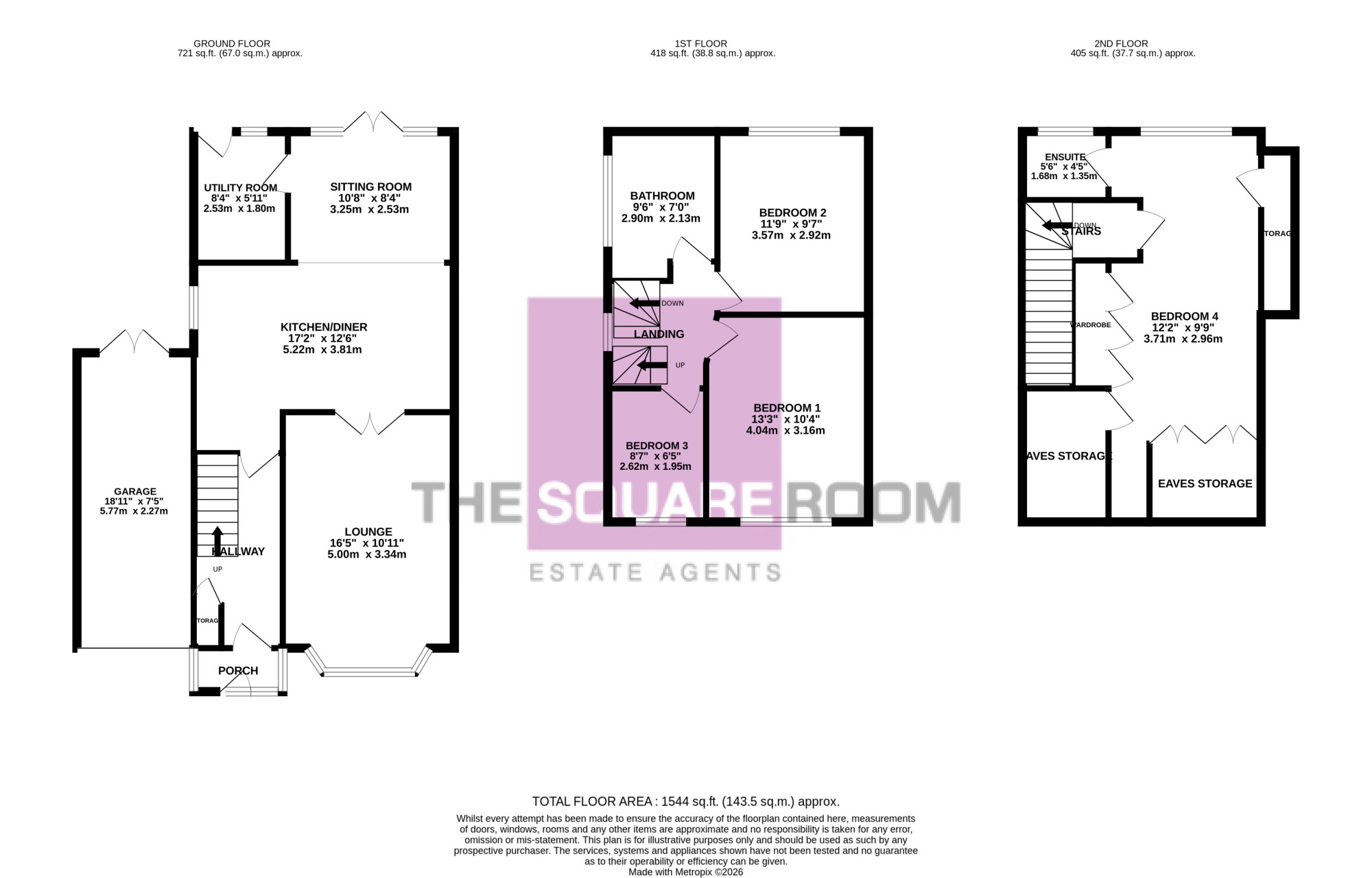 15, Raybourne Avenue, Poulton-Le-Fylde floorplan