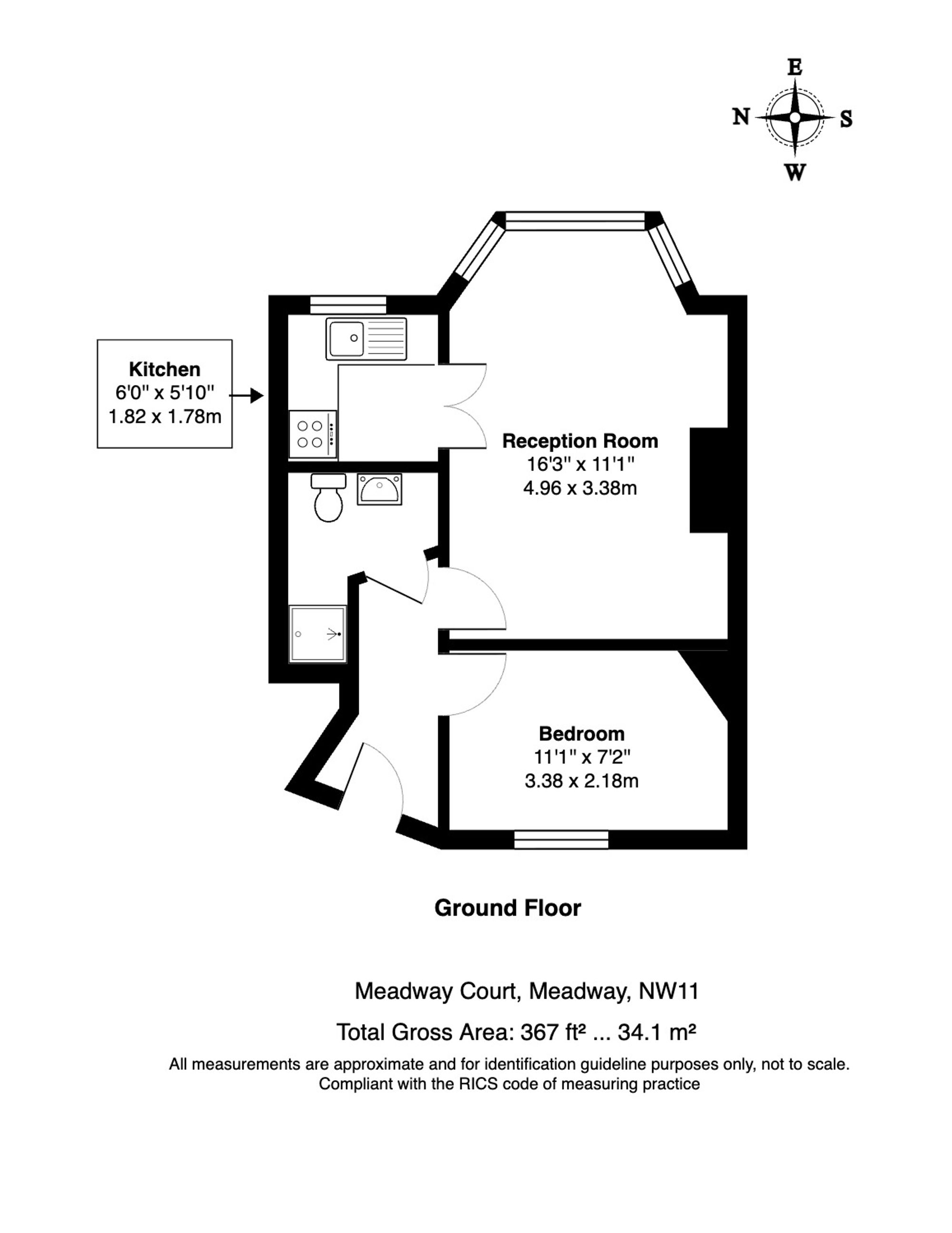 Flat 29, Meadway Court Meadway, London floorplan