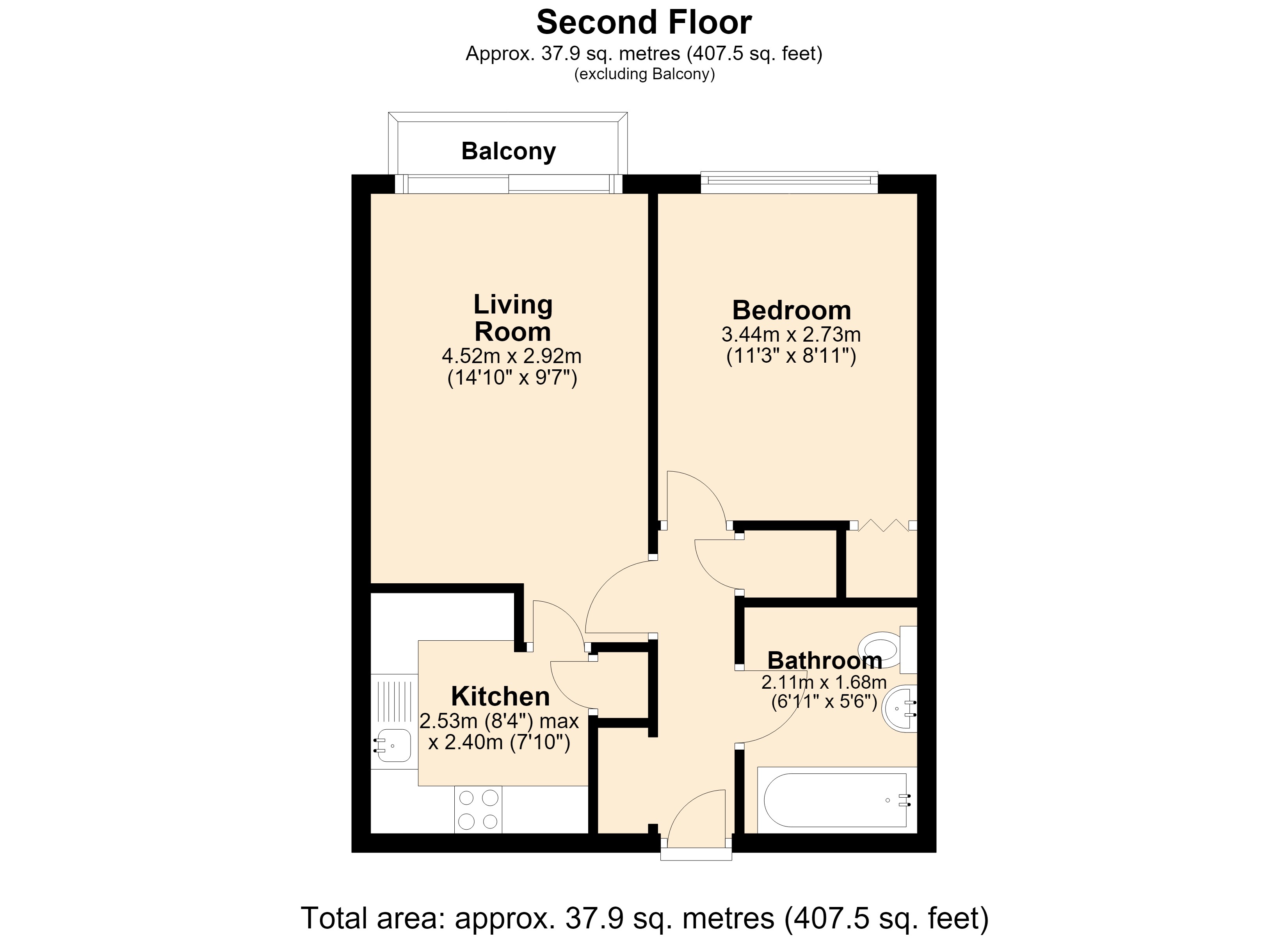17, Deneside Court, Newcastle Upon Tyne floorplan