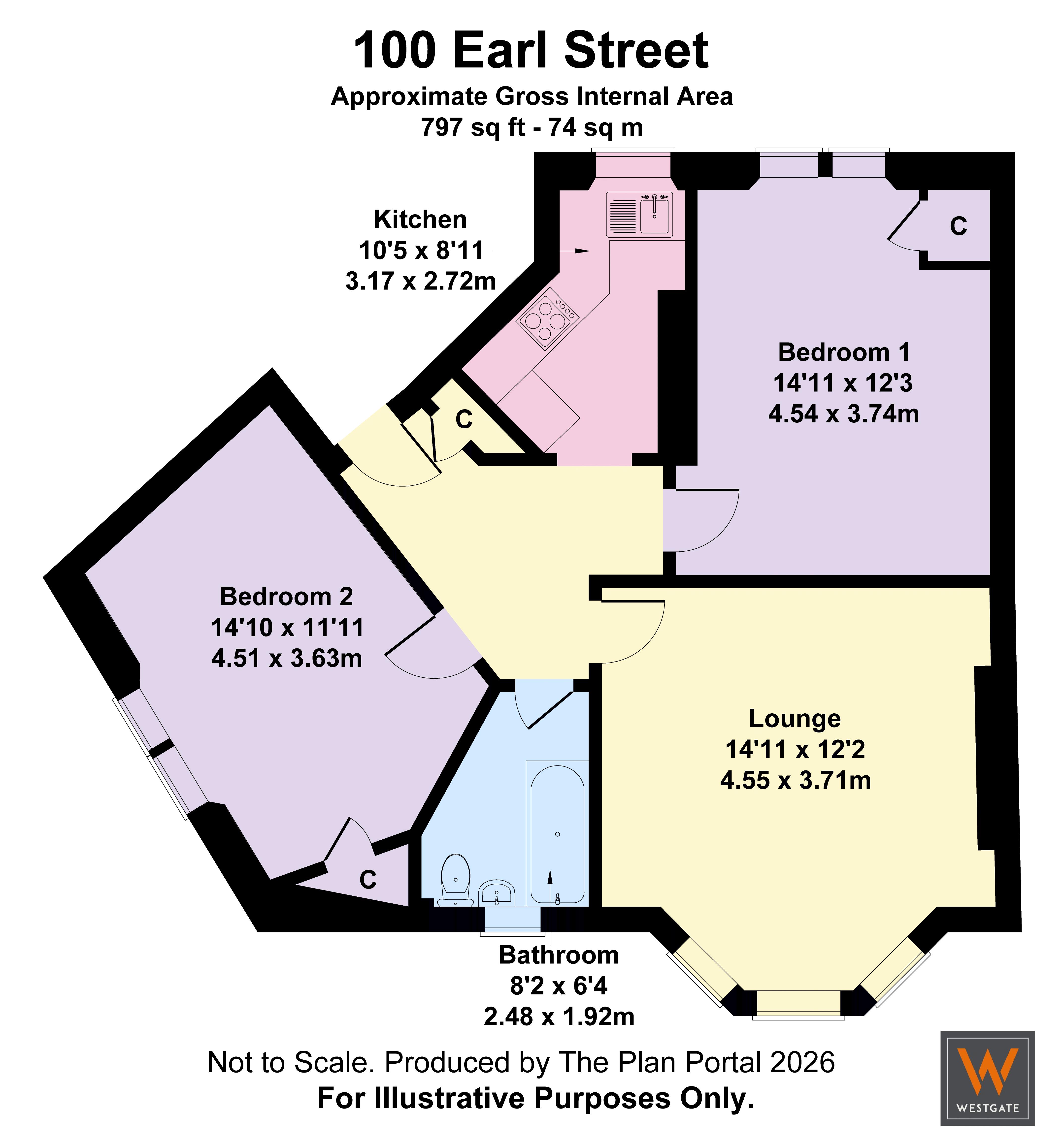 Earl Street, Glasgow floorplan