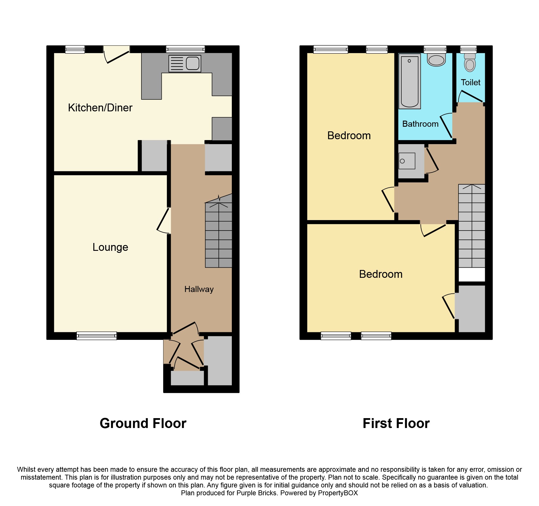2 Bedrooms End terrace house for sale in Moss Road, Wrockwardine Wood, Telford TF2