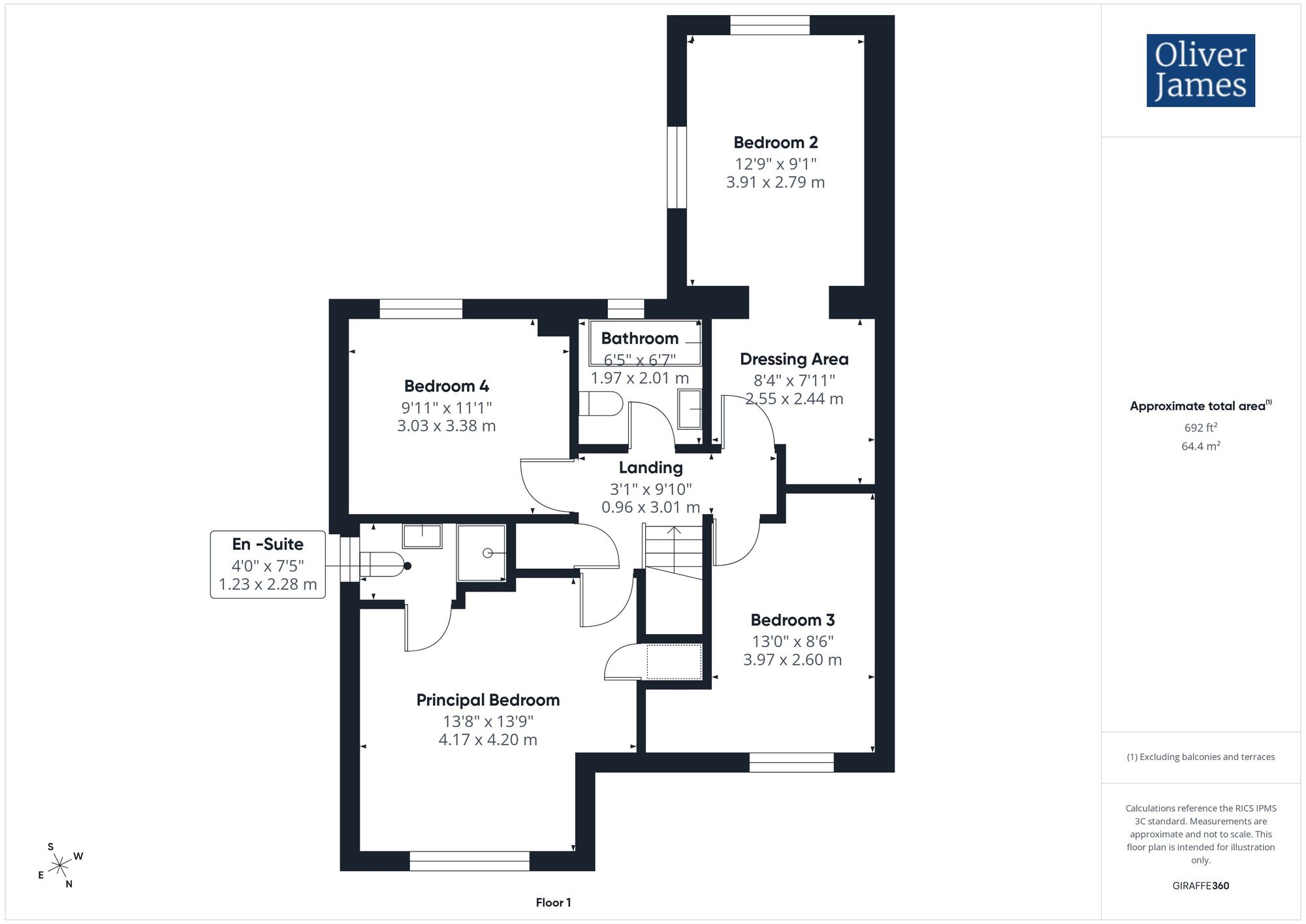 40 Derwent Close, Huntingdon floorplan