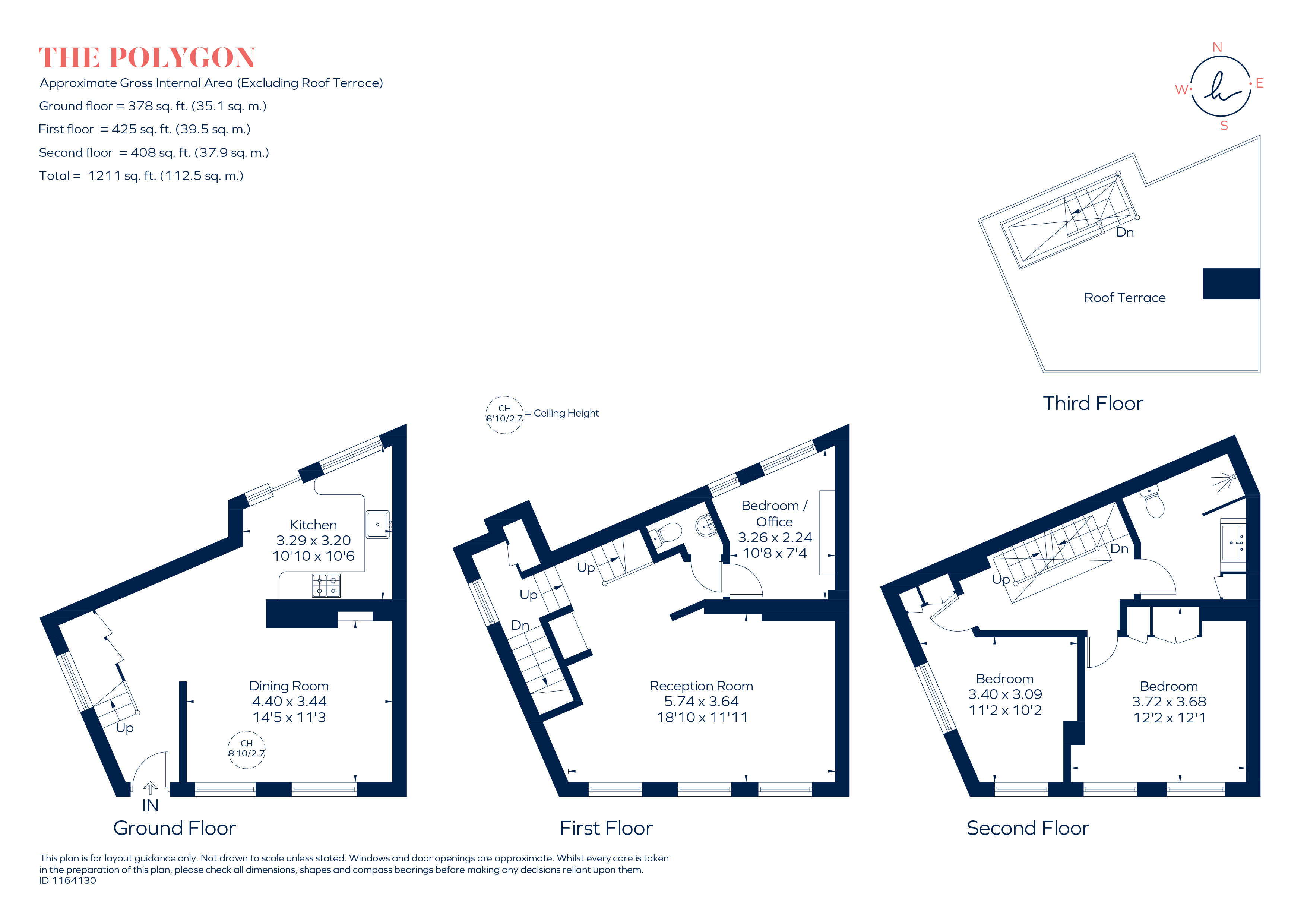 5B, The Polygon, London floorplan