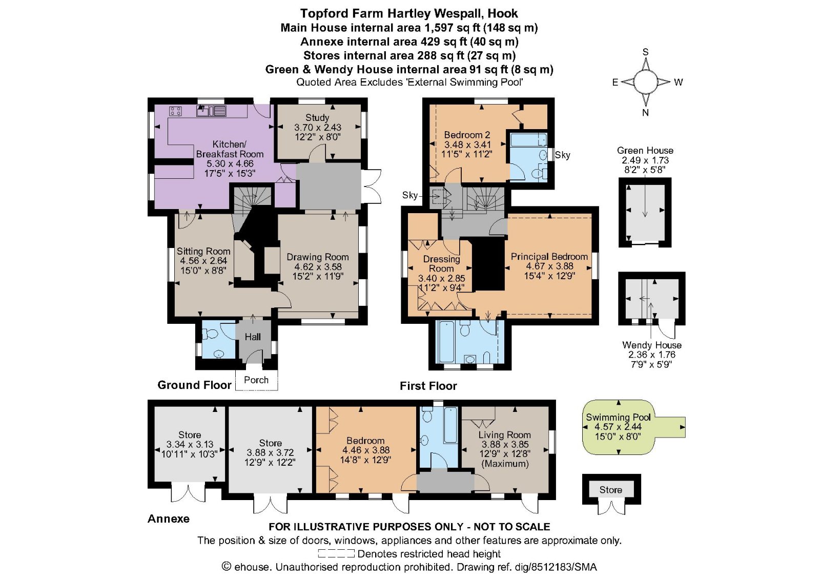 Hartley Wespall, Hook, Hampshire RG27, 3 bedroom detached house for