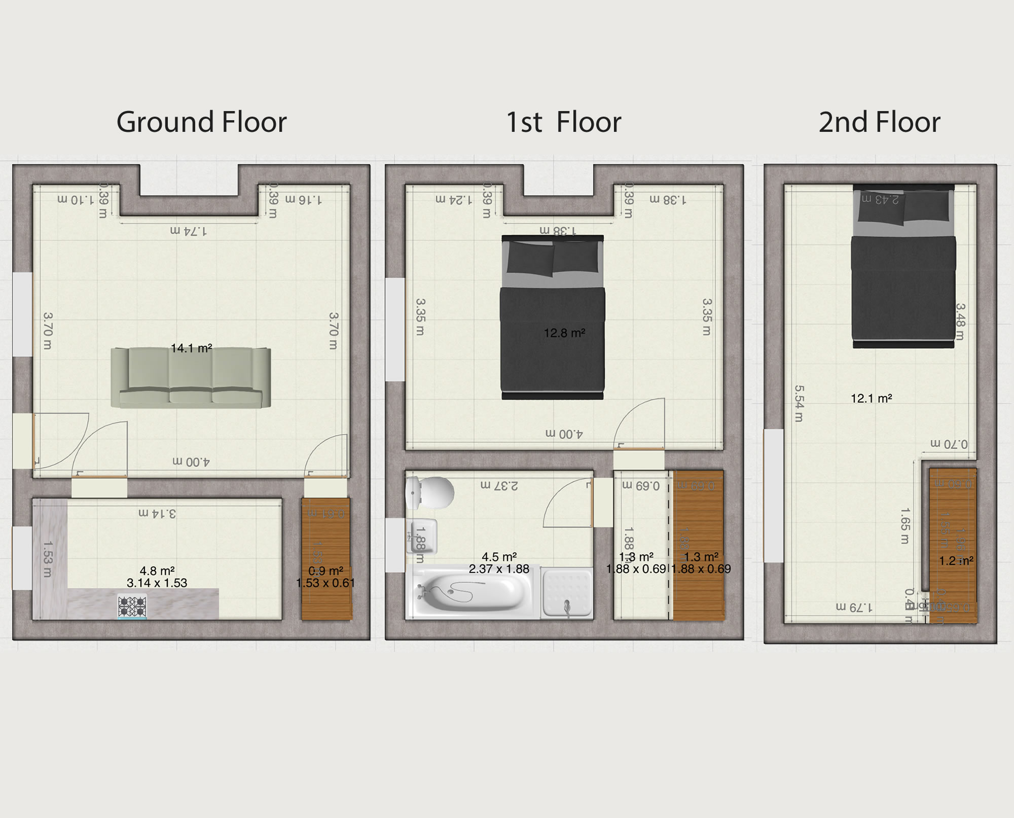 53, Harold Road, Hyde Park floorplan