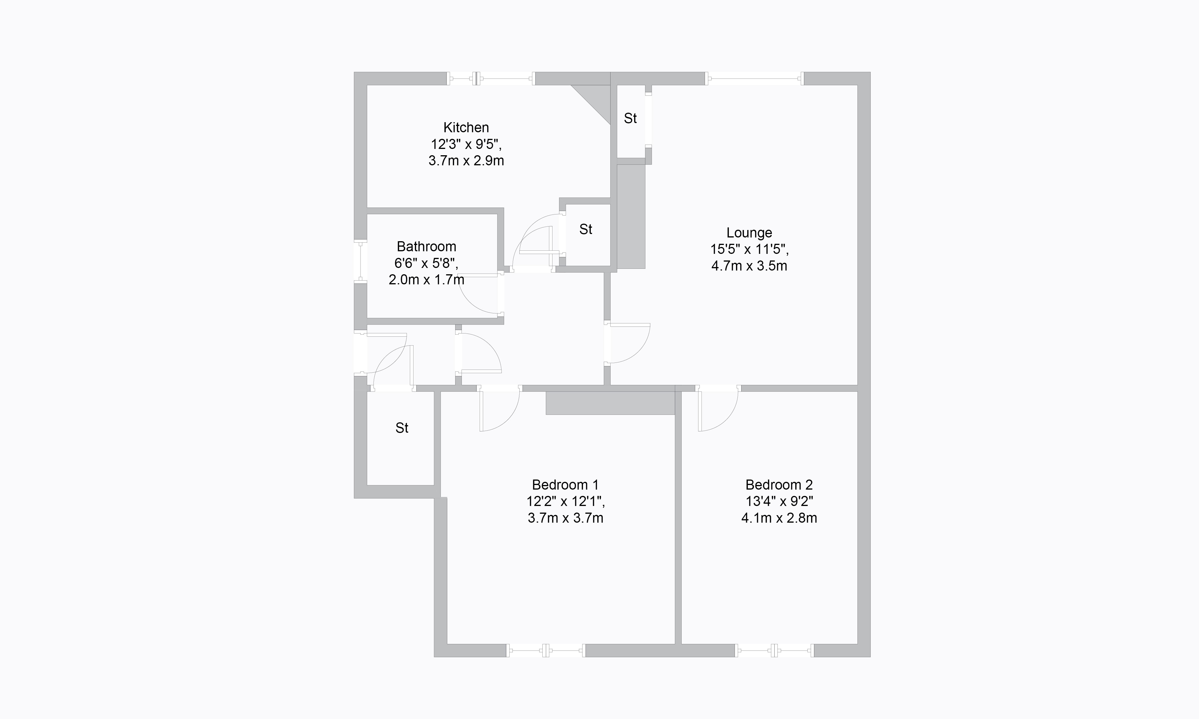 2 Bedrooms Flat for sale in Ashley Terrace, Alloa, Stirling FK10