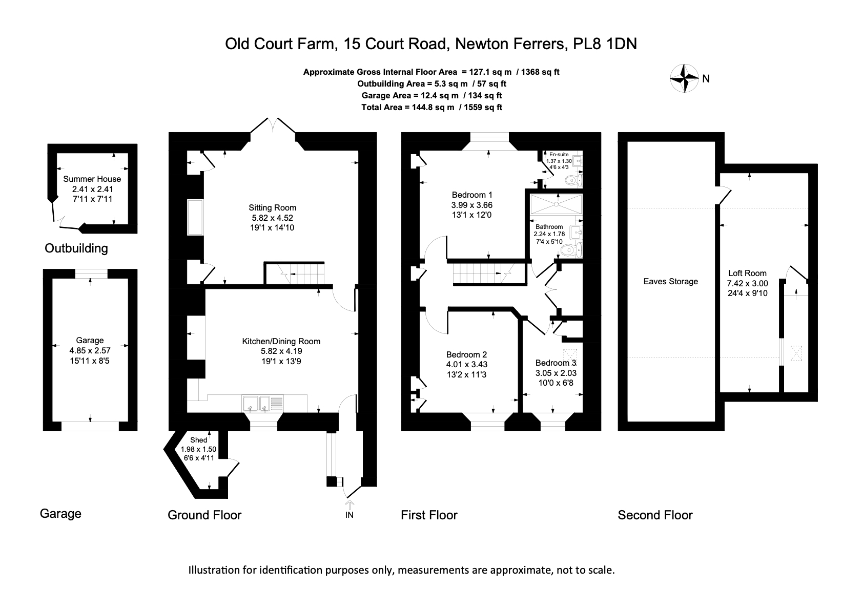 Court Road, Newton Ferrers, South Devon PL8, 3 bedroom semidetached