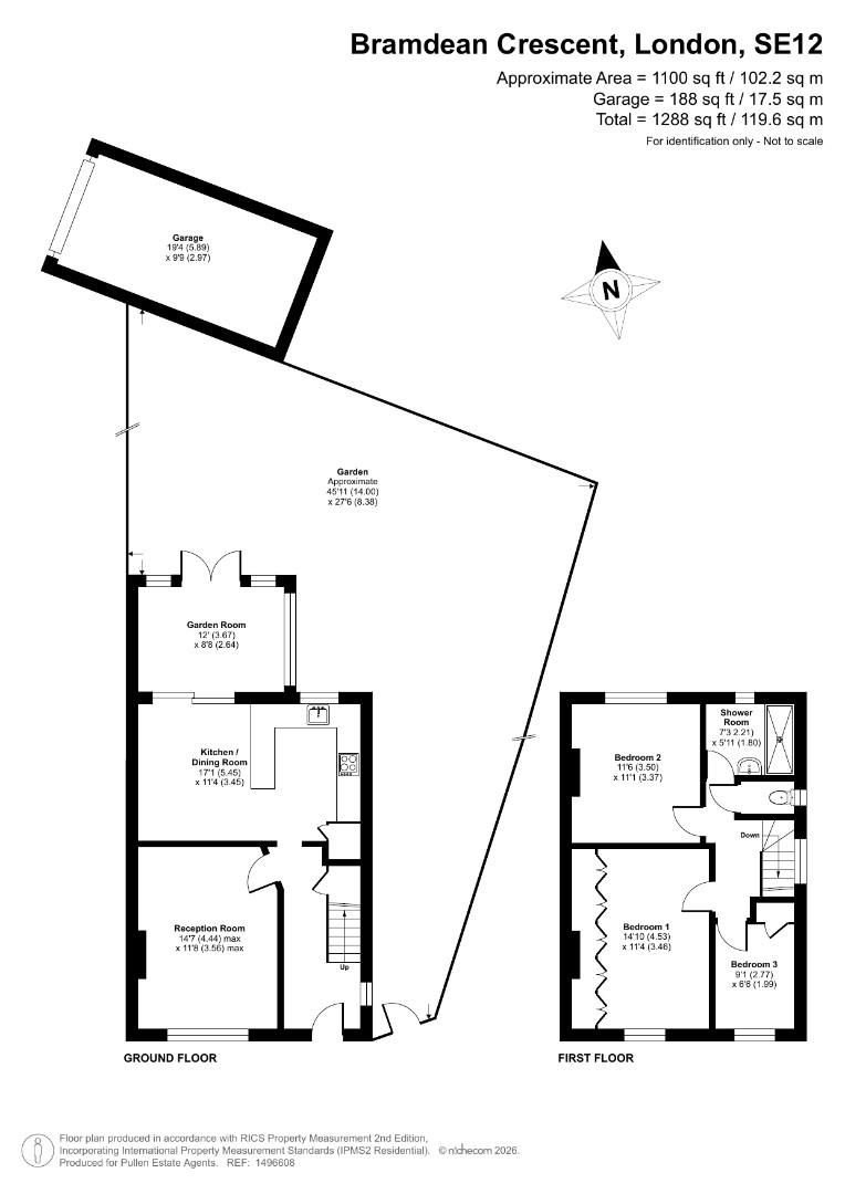 154, Bramdean Crescent, London floorplan