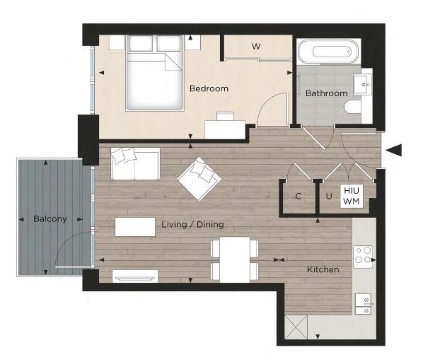 The Green Quarter, 433, Randolph Road, Southall floorplan