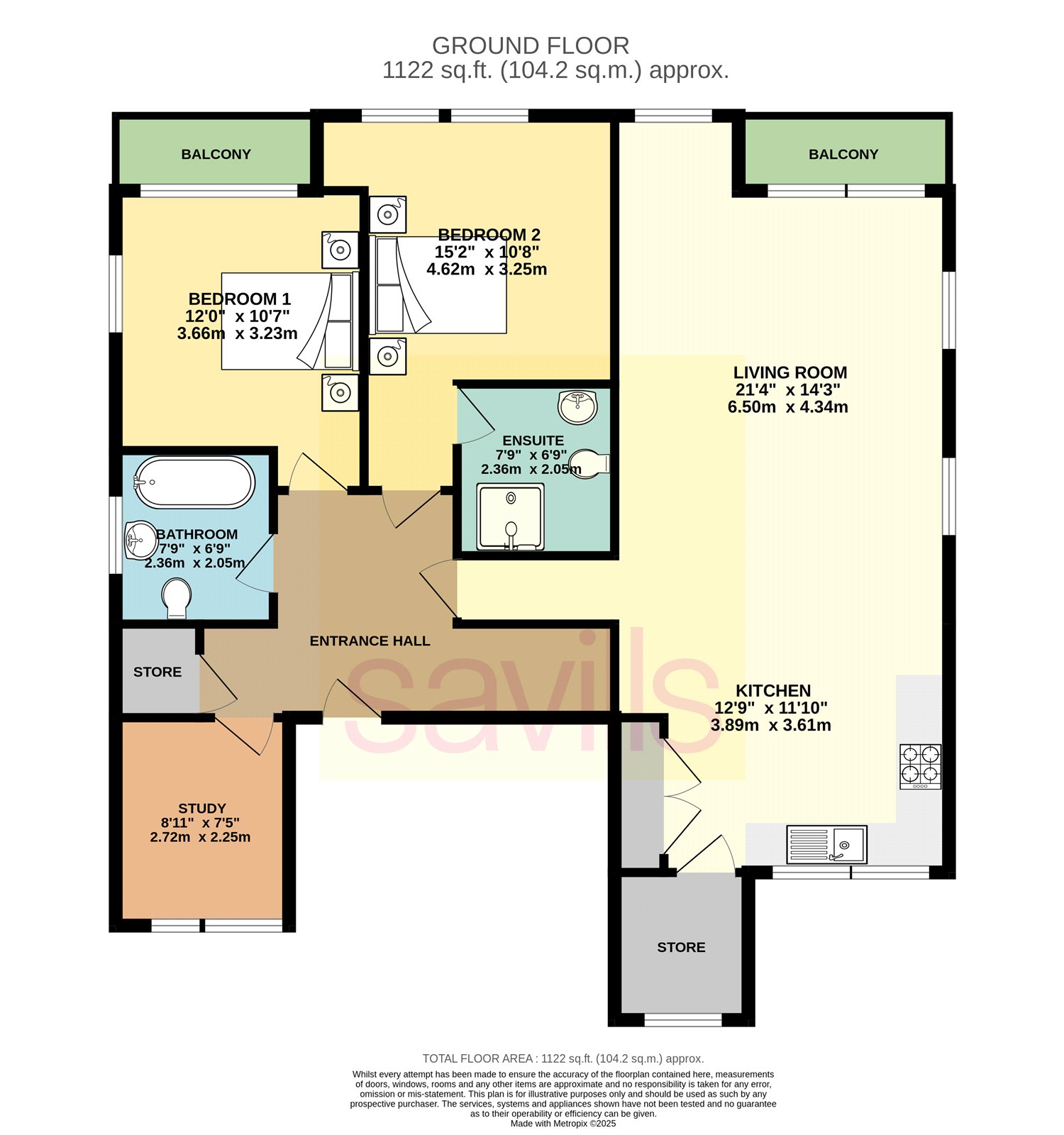 5 Conway House, The Waves, Grouville floorplan