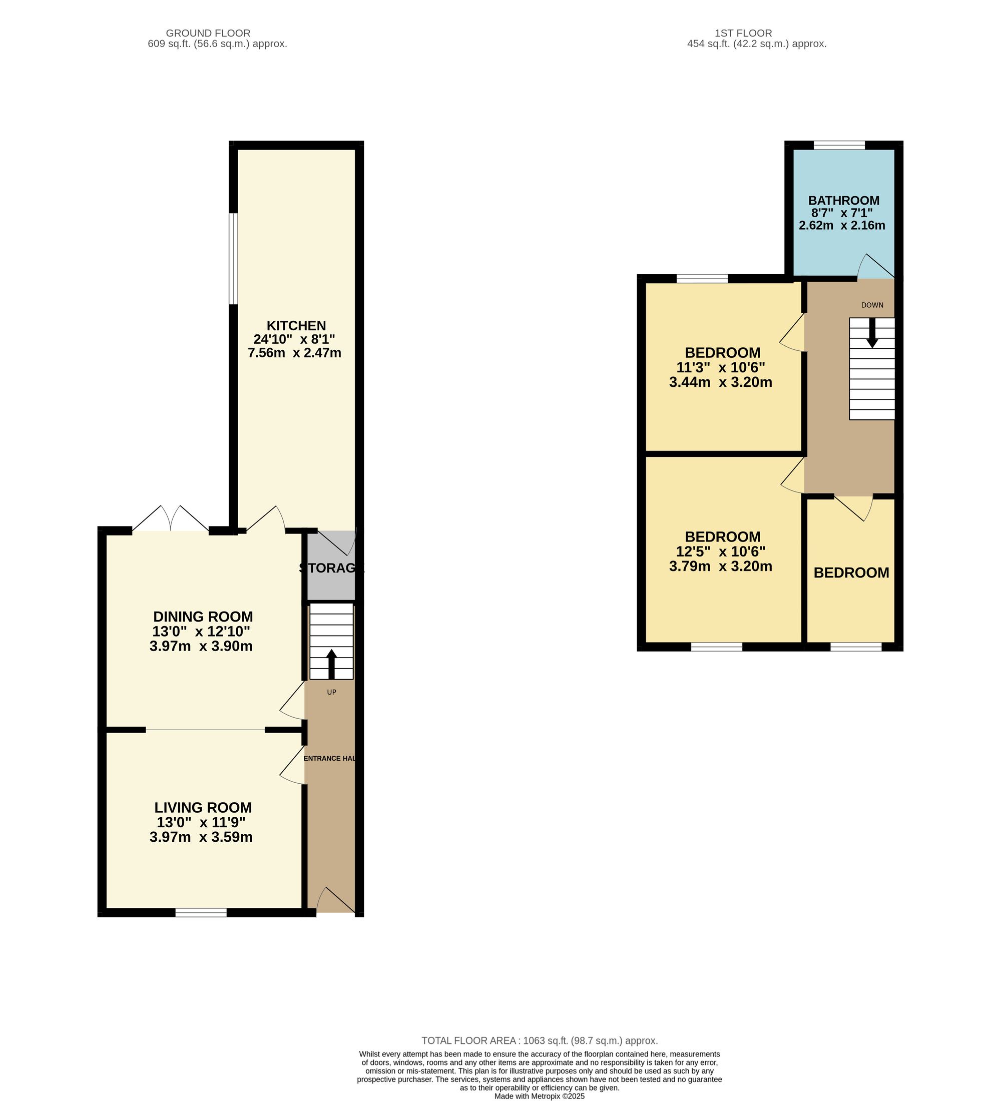 6 Herbert Street, Manchester floorplan