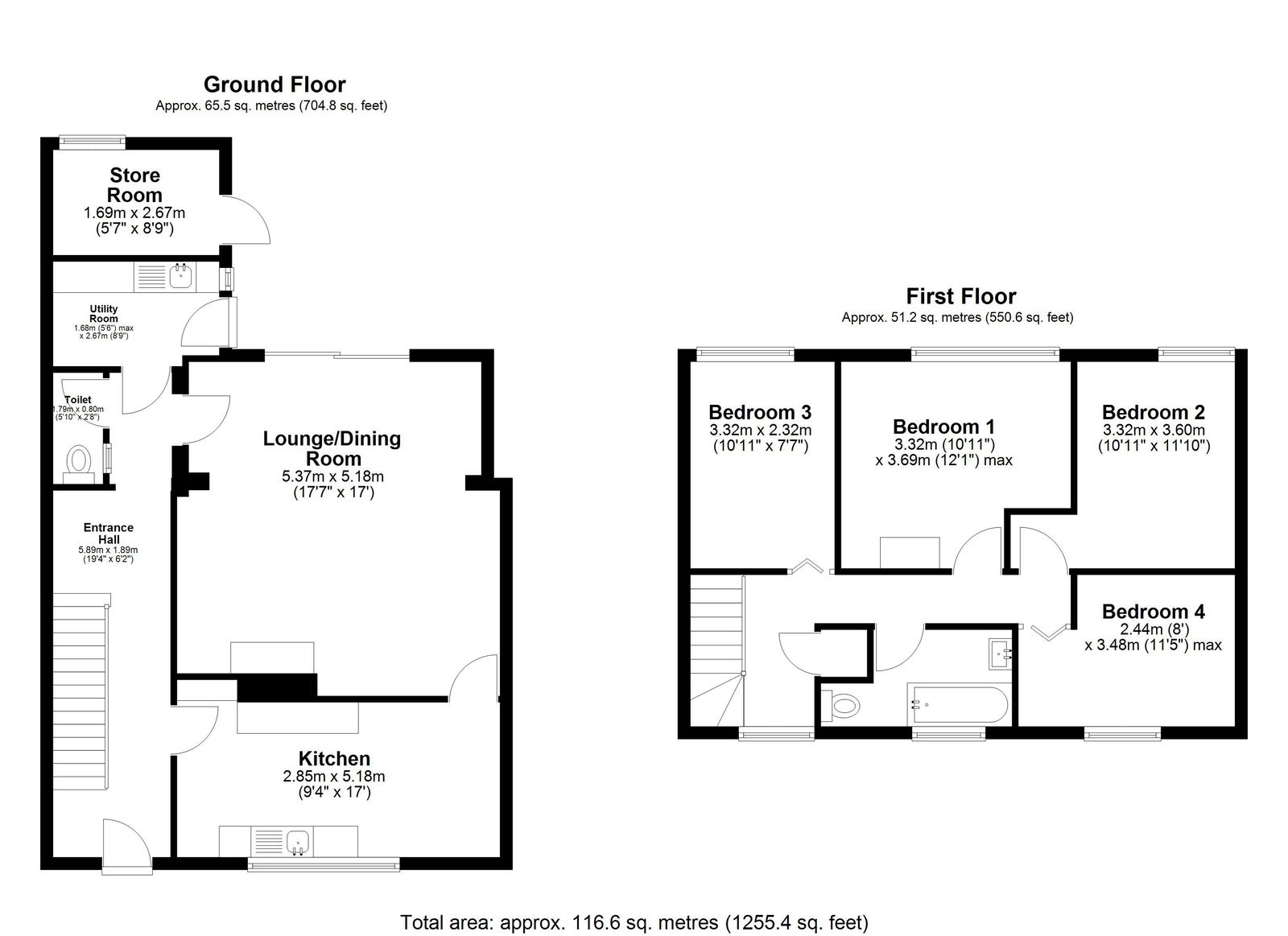 2, School Lane, Cambridge floorplan