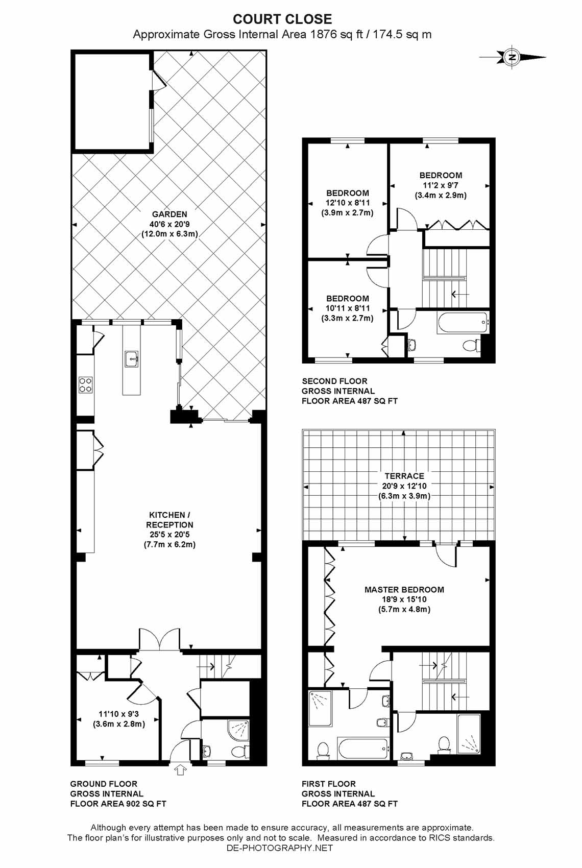 3 Court Close,, St Johns Wood Park, London floorplan