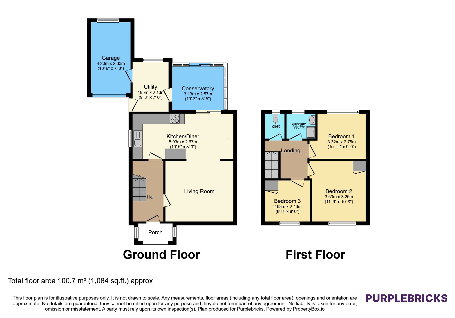 45, Highworth Road, South  Marston floorplan