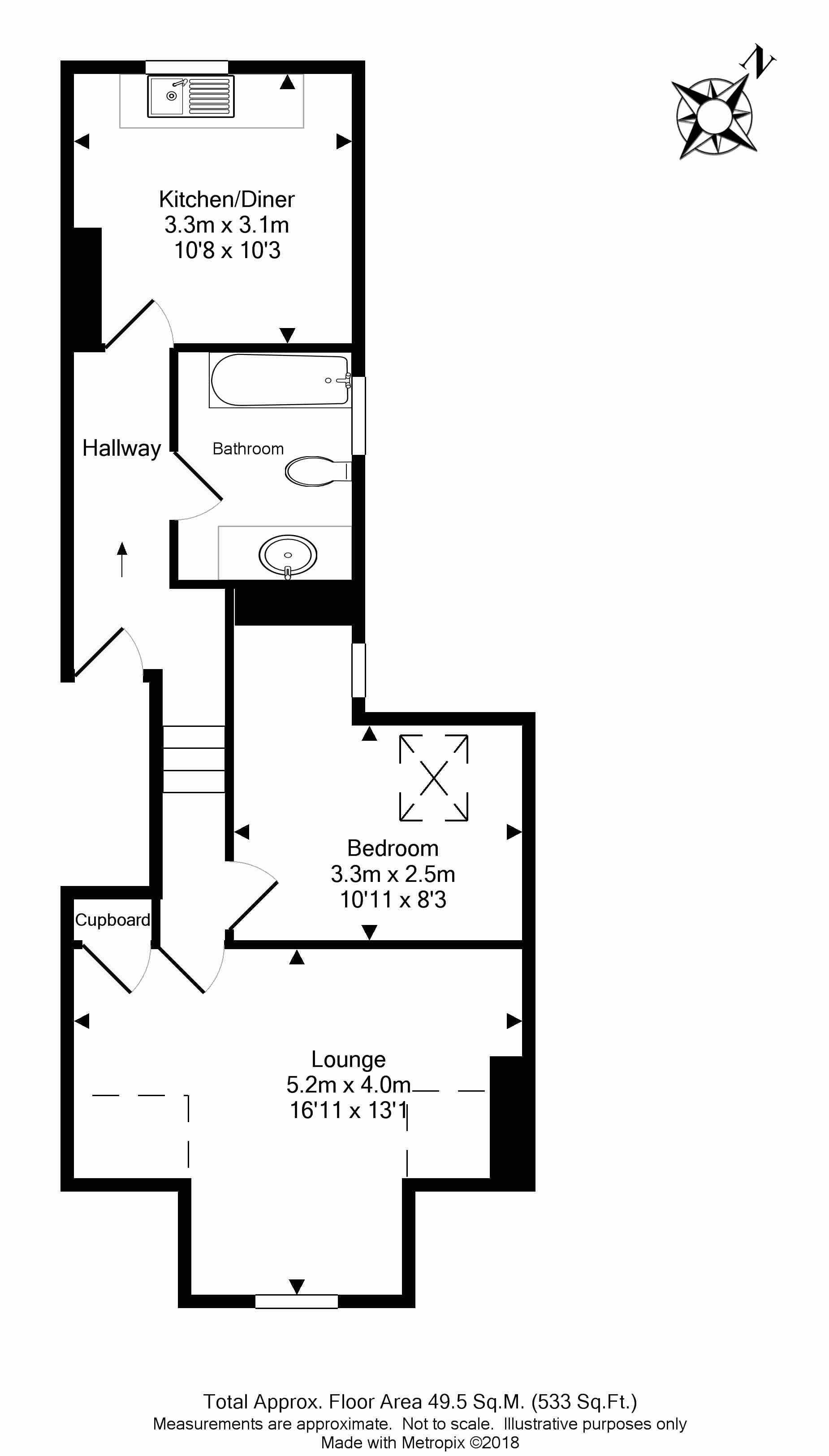 1 Bedrooms Flat to rent in Basingstoke Road, Reading RG2