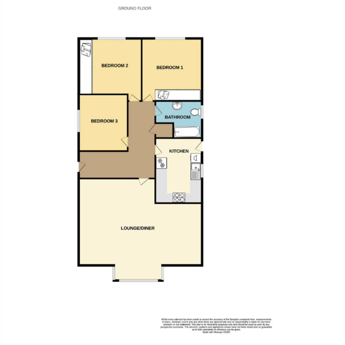 Denleigh Close, Bargoed, CF81 floorplan