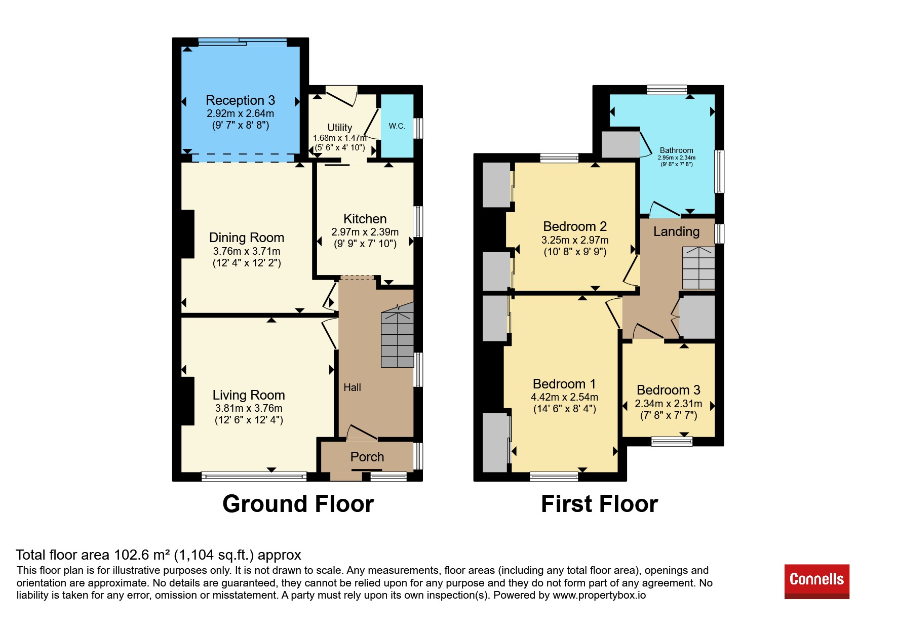 3, Glenmore Road, Exeter floorplan