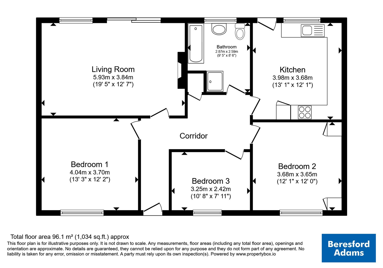 Abererch, Gwynedd floorplan