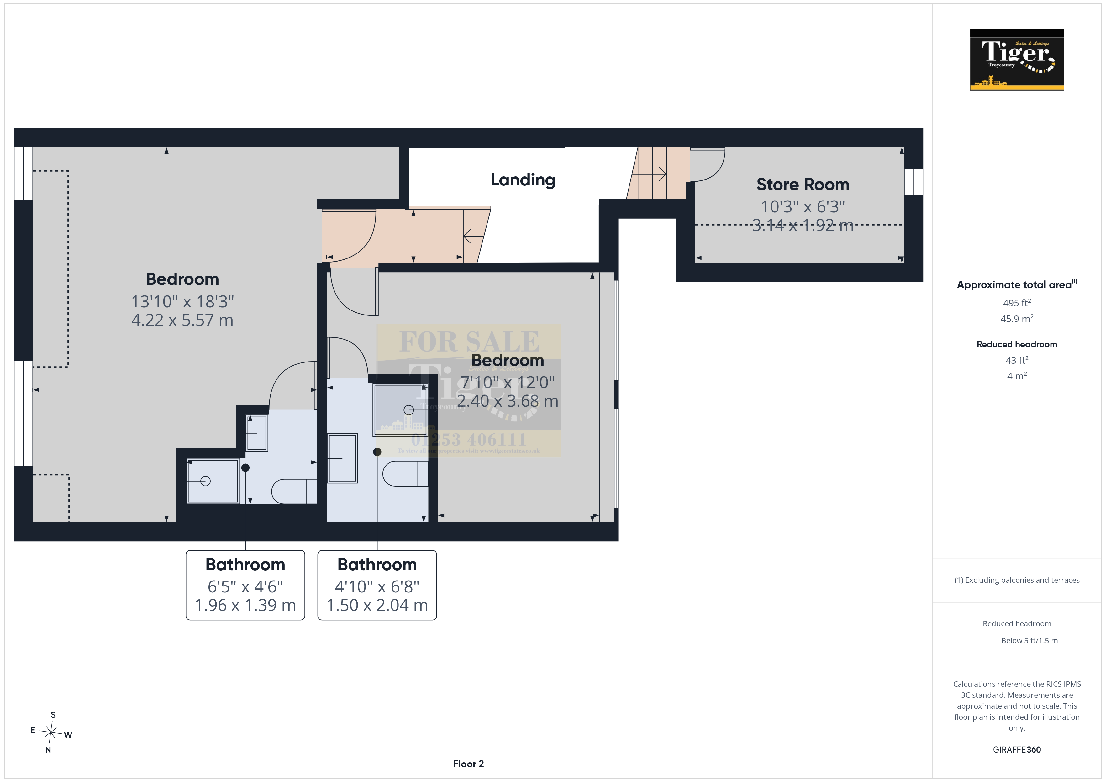 185, Lytham Road, Blackpool floorplan