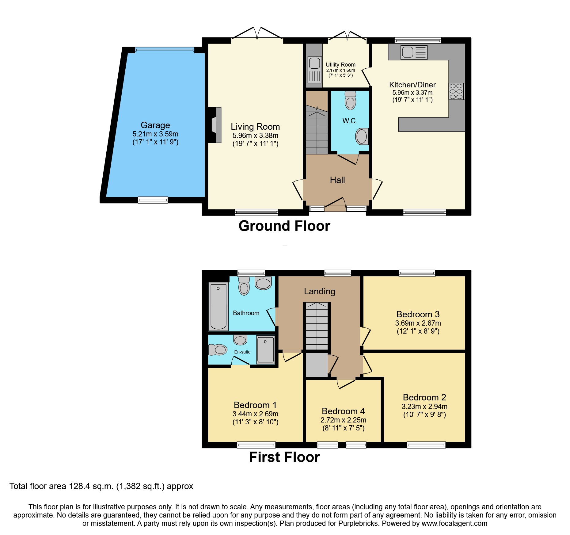 2, Sunderland Road, Sandy floorplan