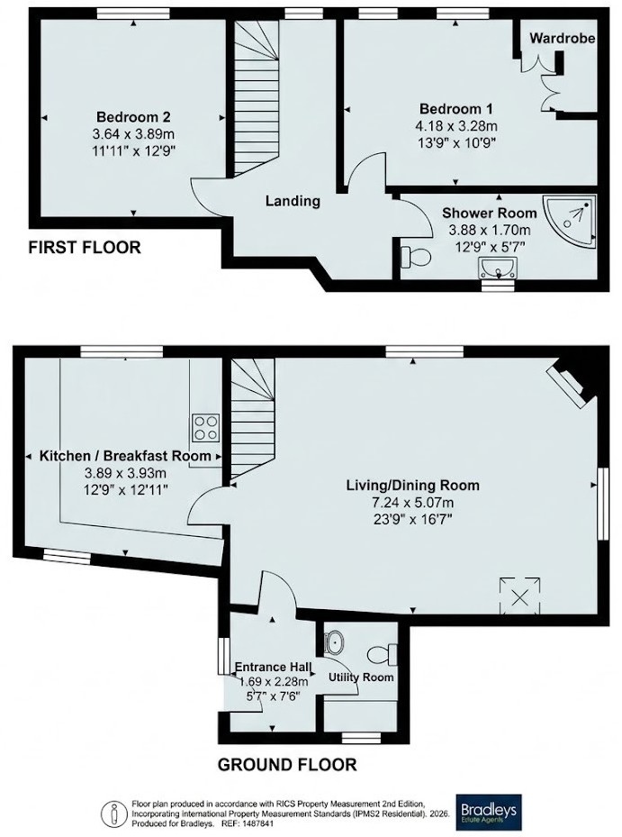 West Barn,, Norcombe Farm, Sidmouth floorplan