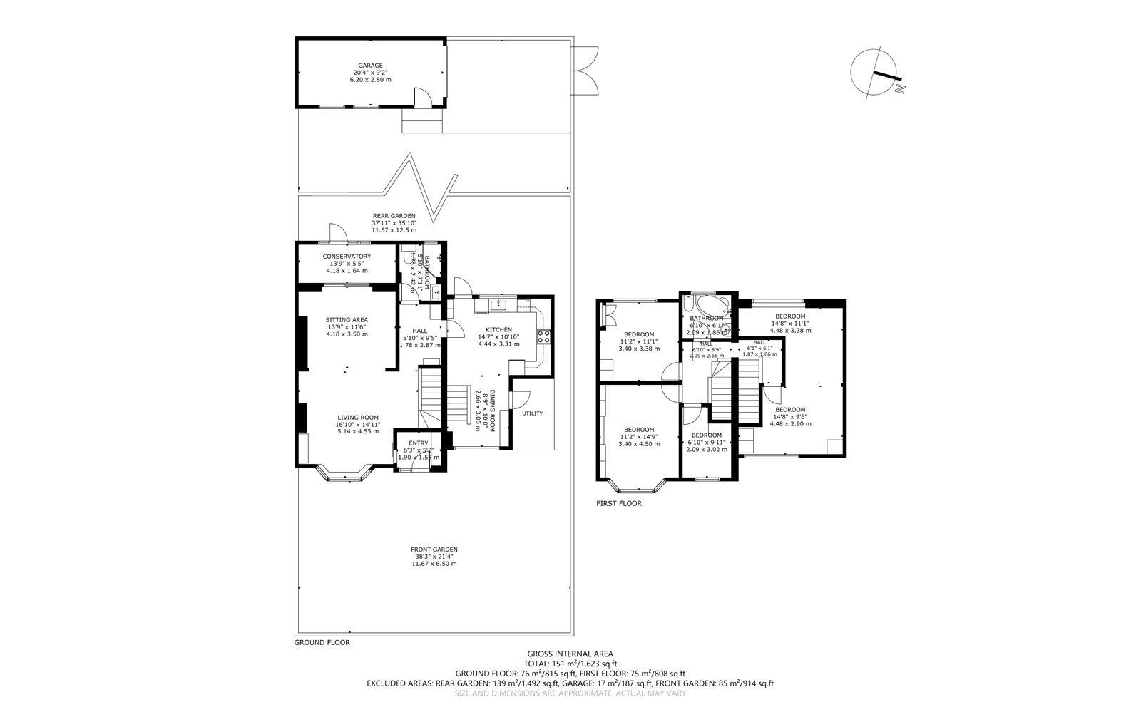47, St. James Gardens, Wembley floorplan