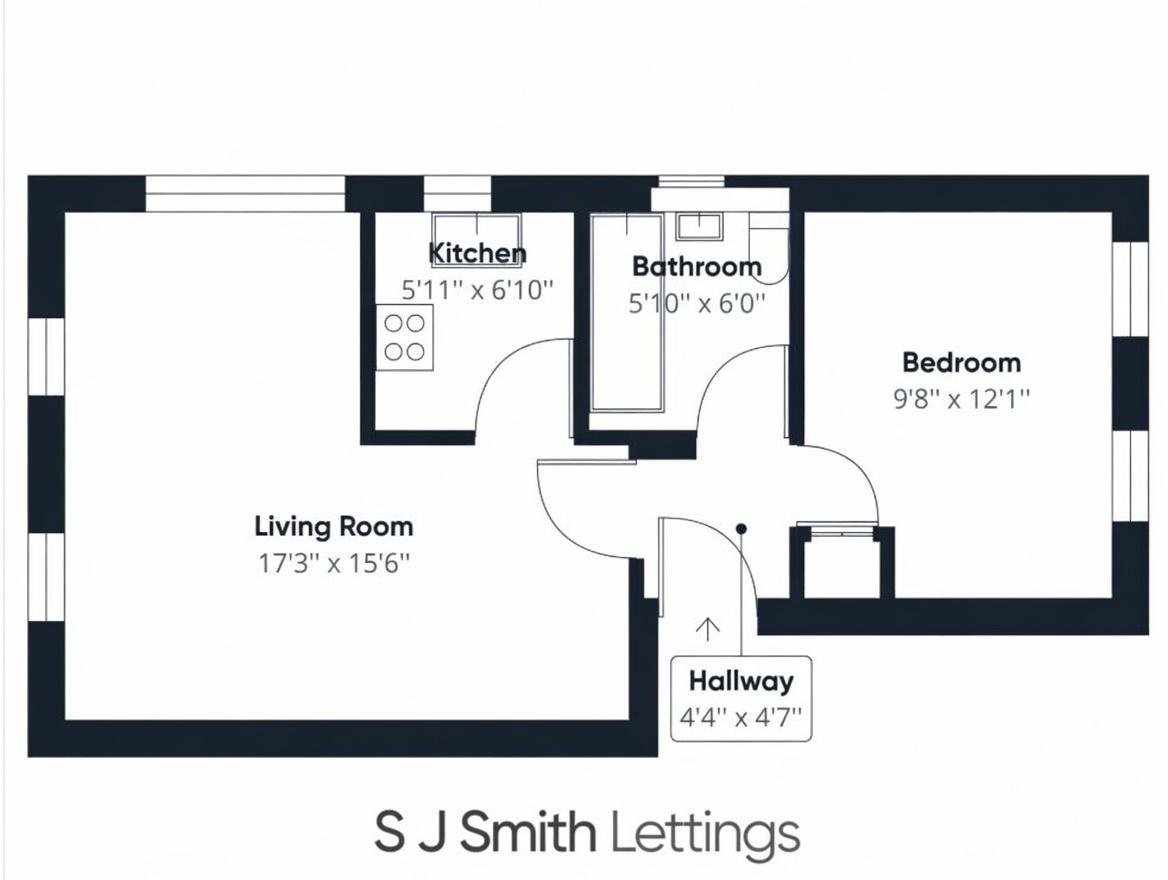 Flat, 11, Findon Court, Addlestone floorplan