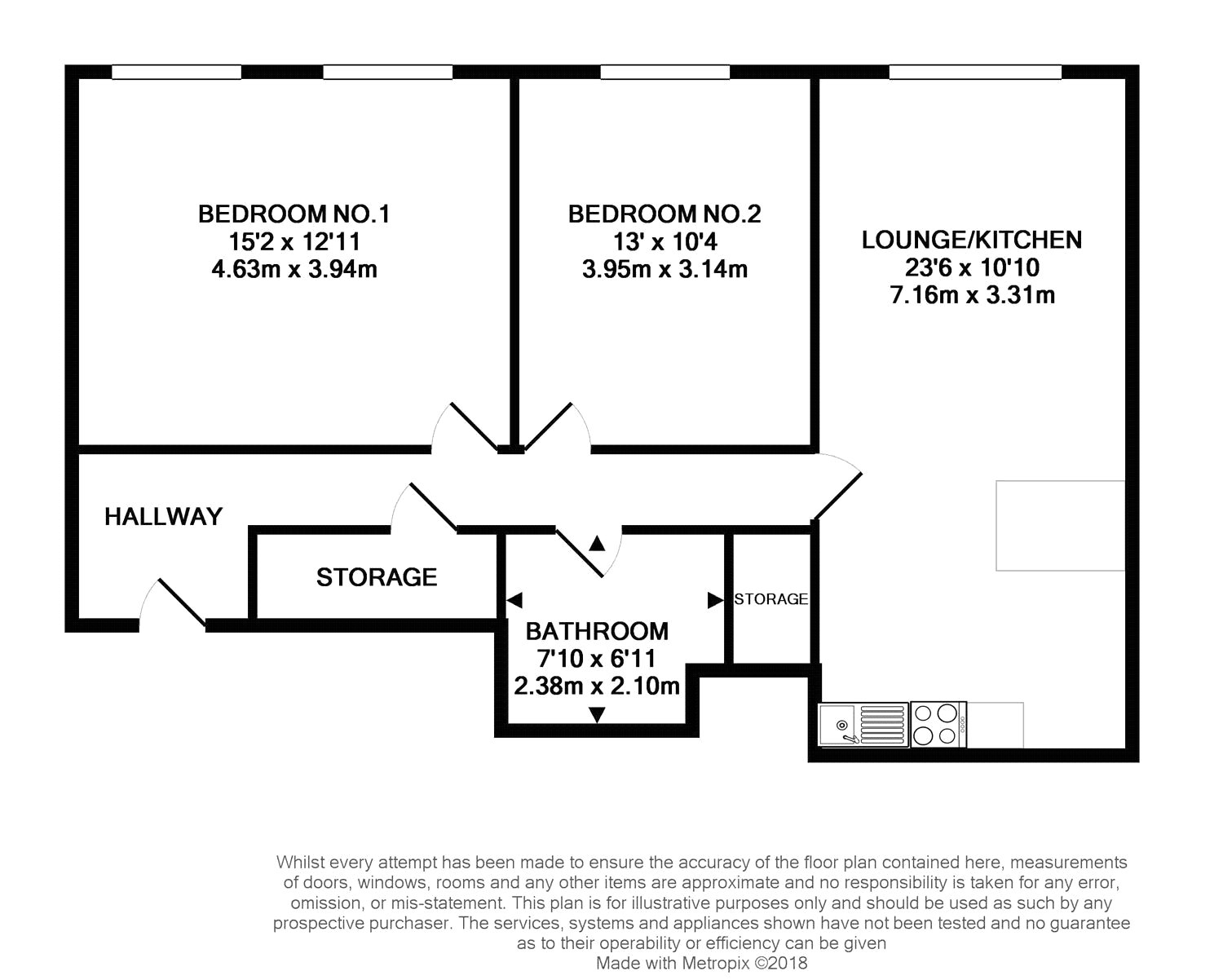 2 Bedrooms Flat to rent in Bentley Court, Keighley, West Yorshire BD21
