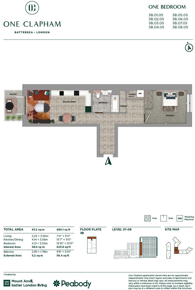 3 Monarch Square, London floorplan