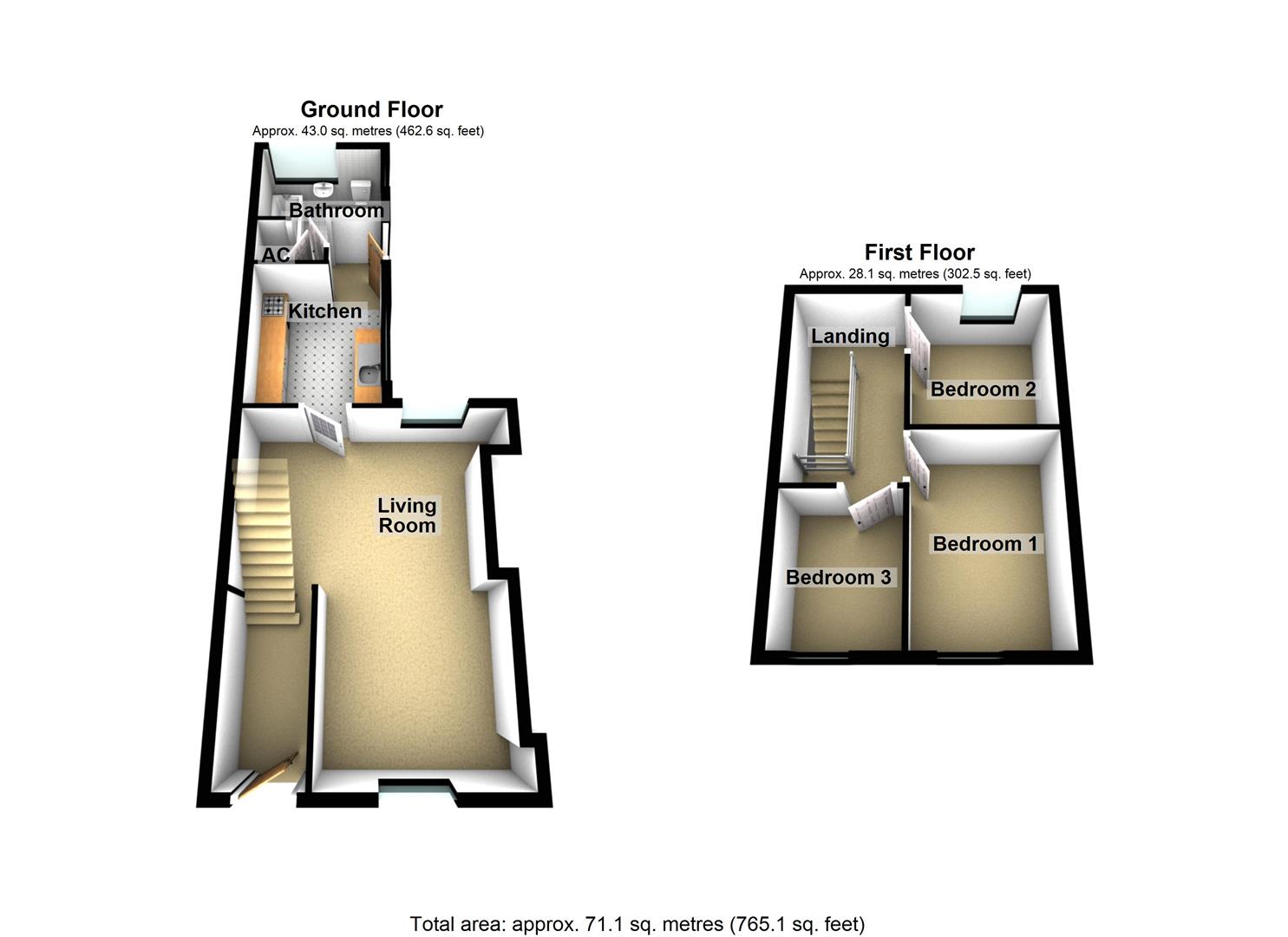 14, Dolau Fawr, Llanelli floorplan