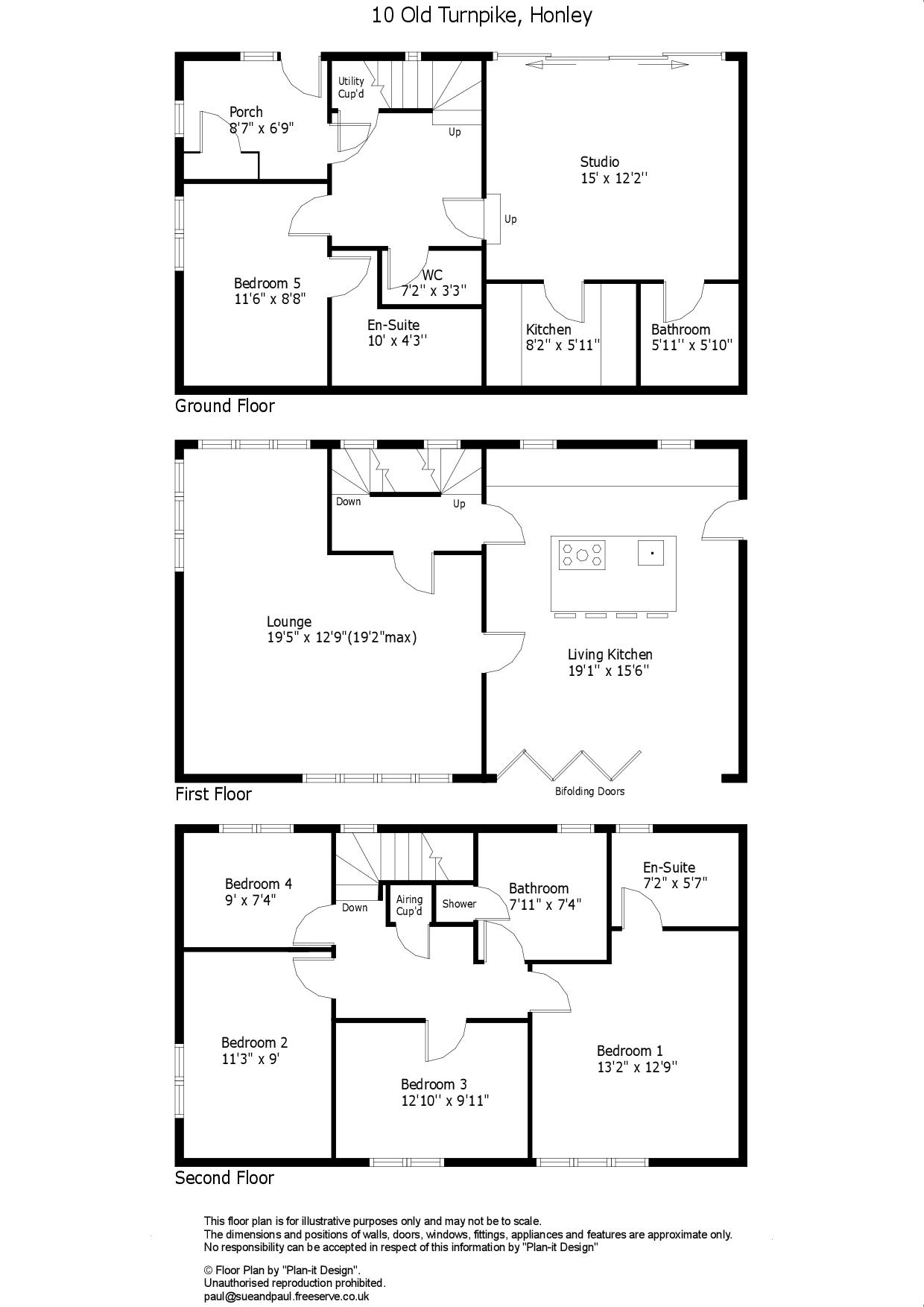 10, Old Turnpike, Holmfirth floorplan