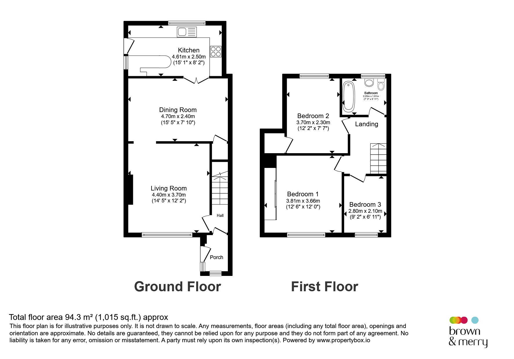 96, Lynton Road, Chesham floorplan