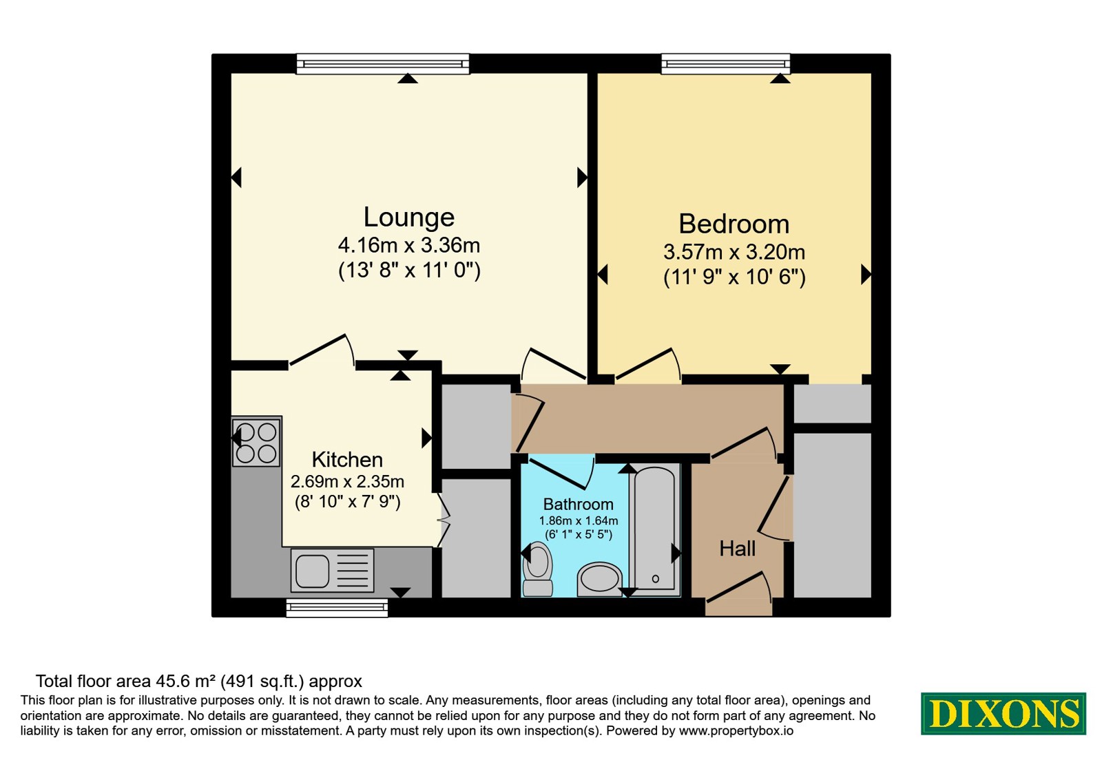 Flat 26, Emery Court,, Baxter Avenue, Worcestershire floorplan