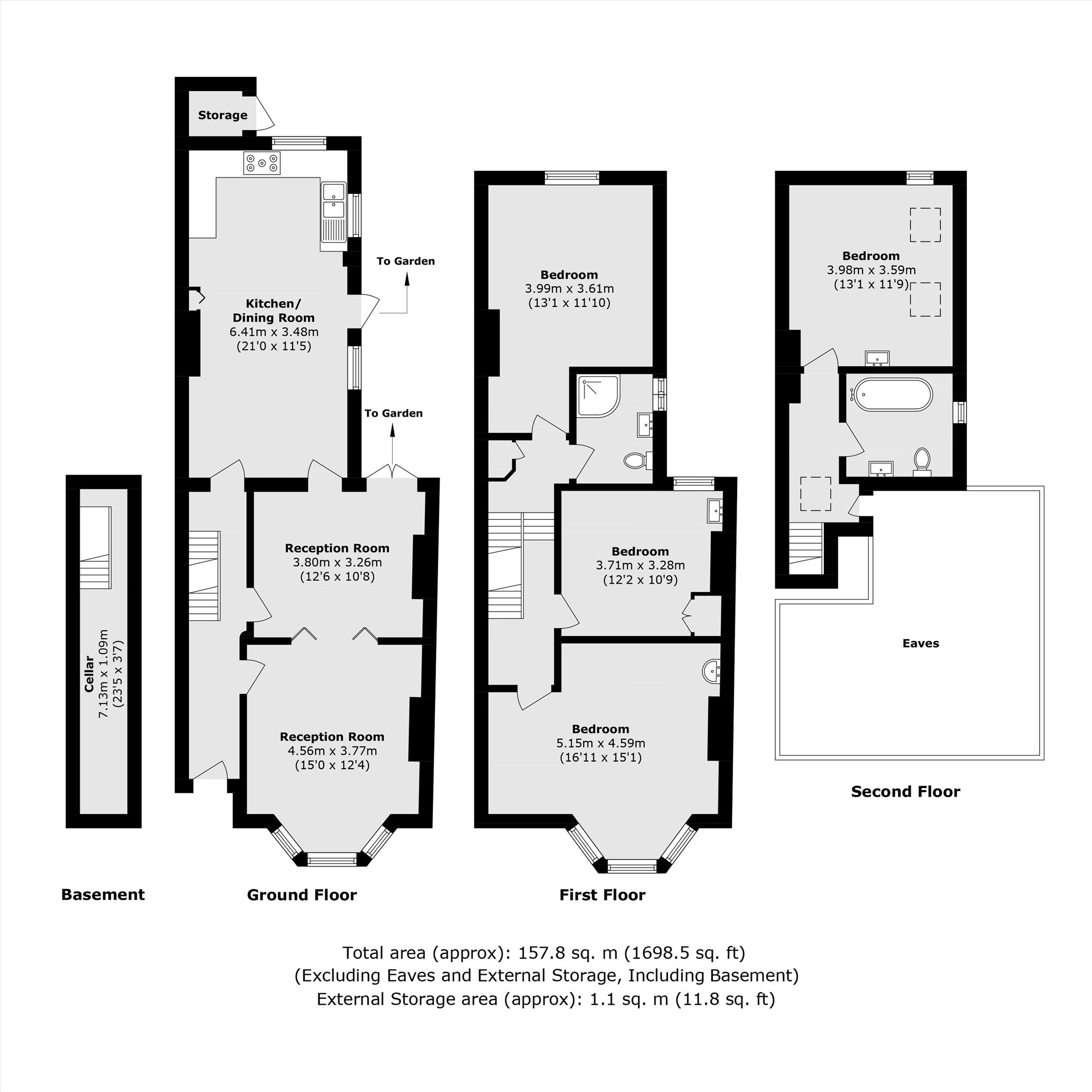 15, Klea Avenue, London floorplan