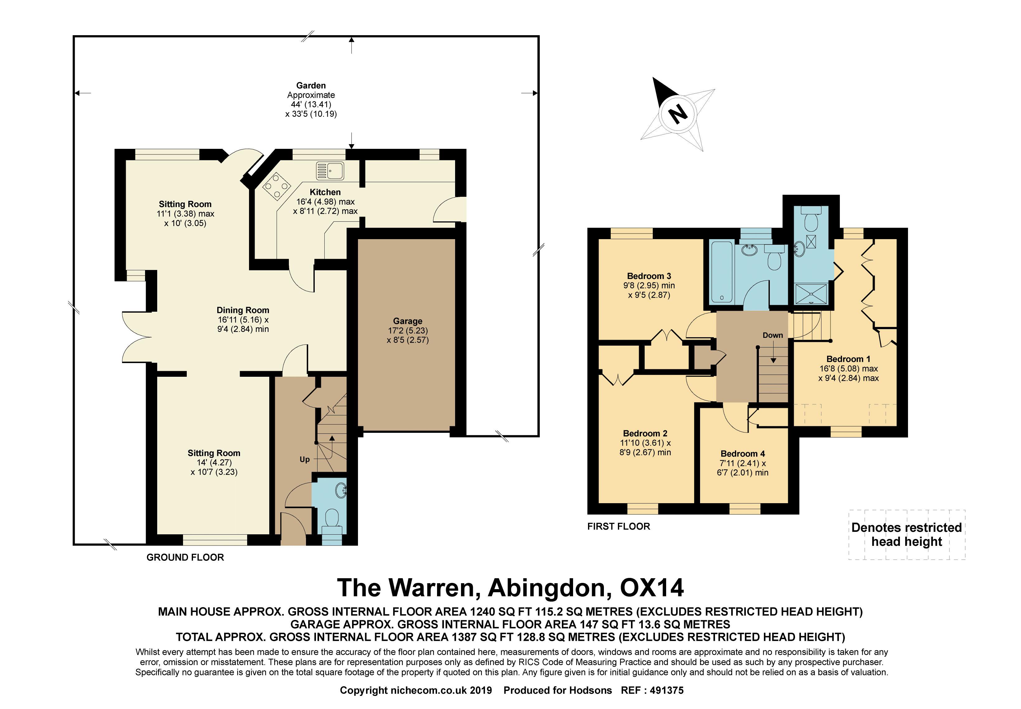 4 Bedrooms Detached house for sale in The Warren, Abingdon OX14