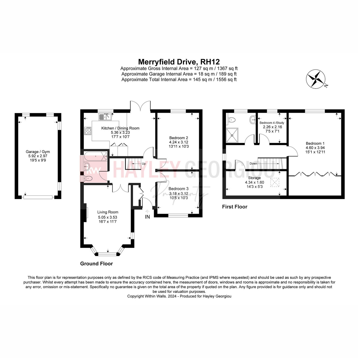 70, Merryfield Drive, Horsham floorplan