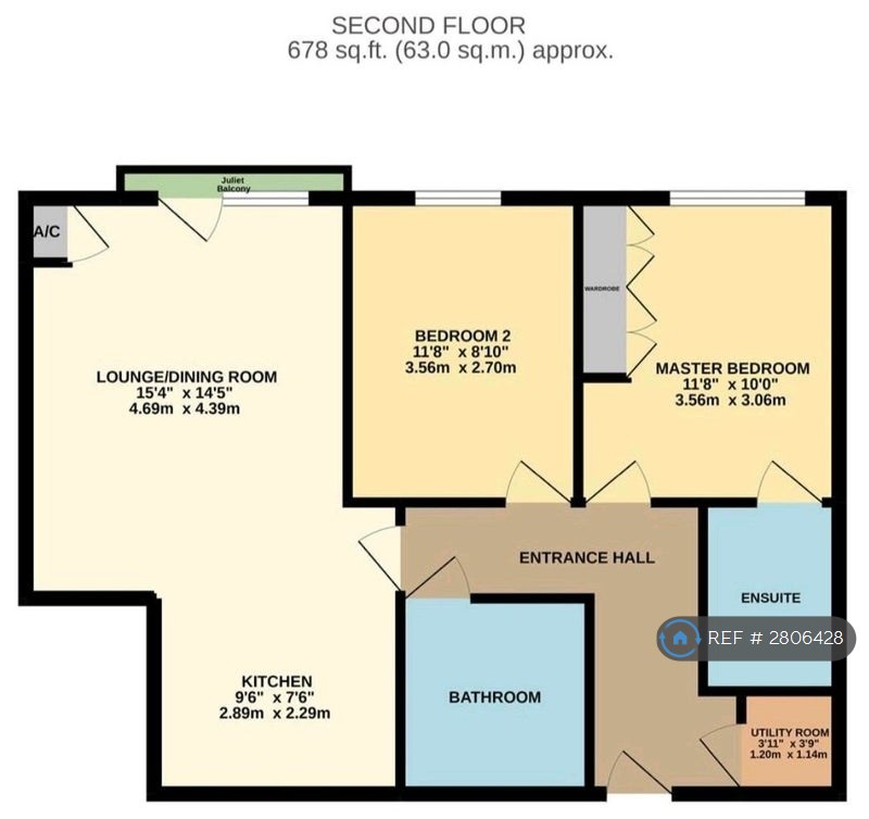 Adams Close, Poole floorplan