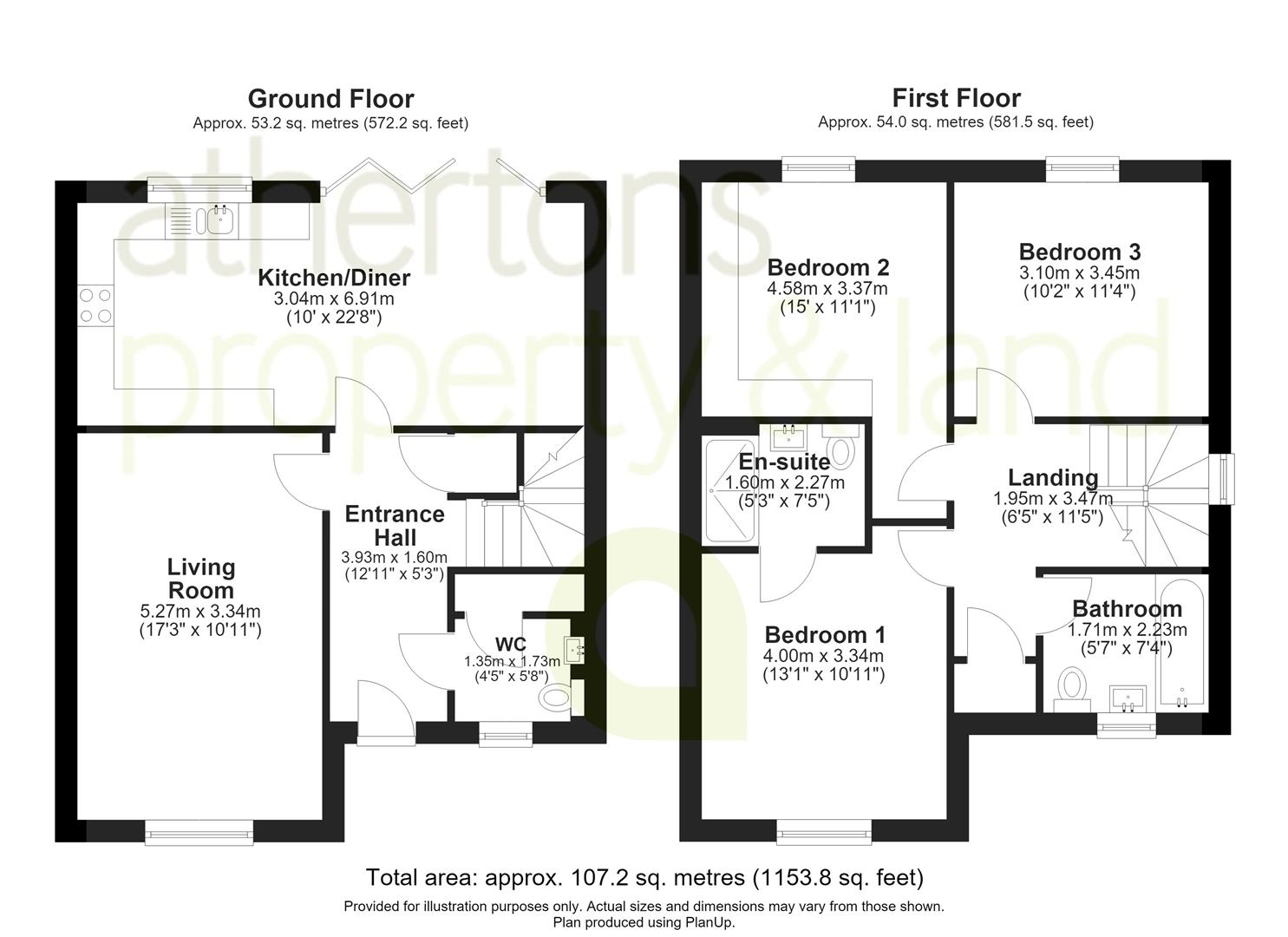 12, Bishops Wood Crescent, Whalley floorplan