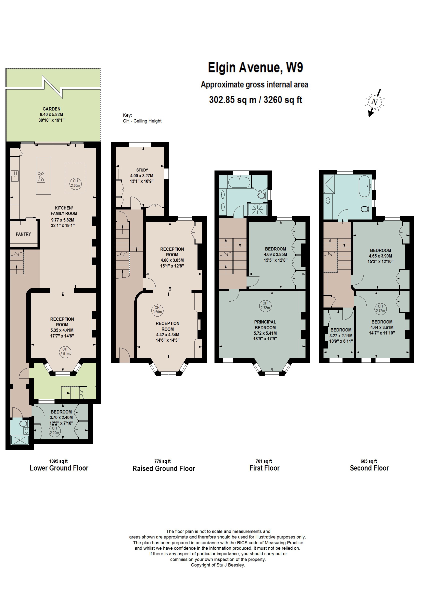 Elgin Avenue, Maida Vale floorplan
