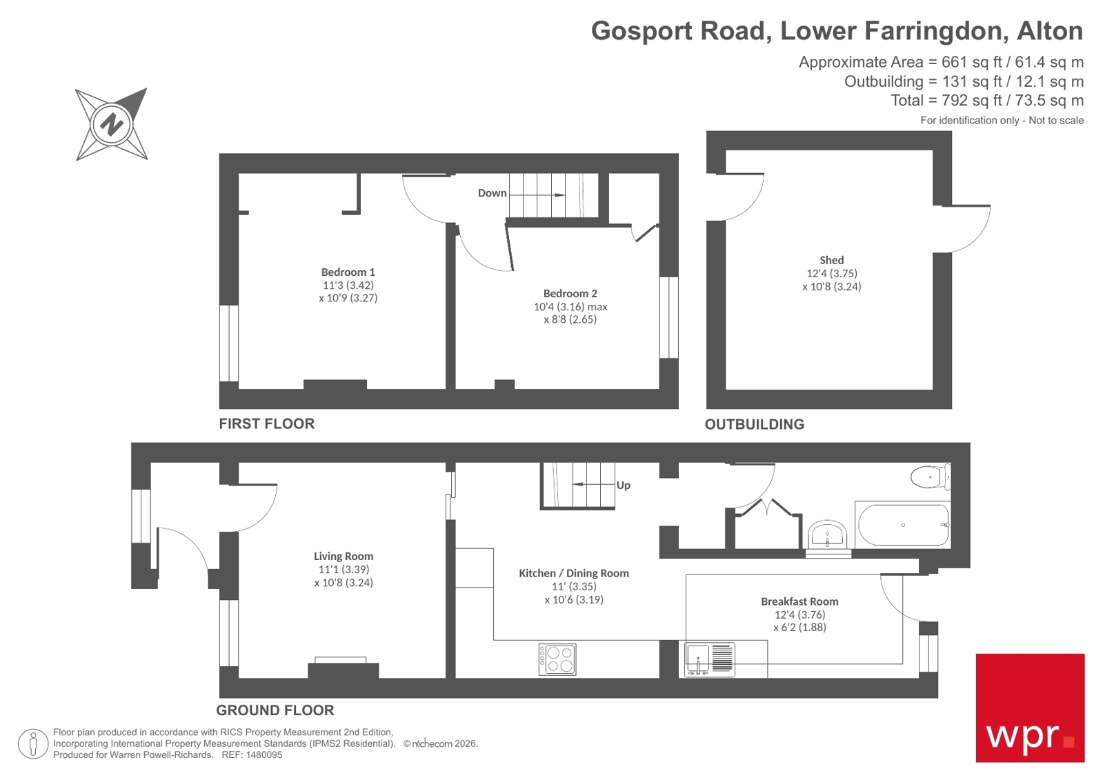 2, Lillian Place, Lower Farringdon floorplan
