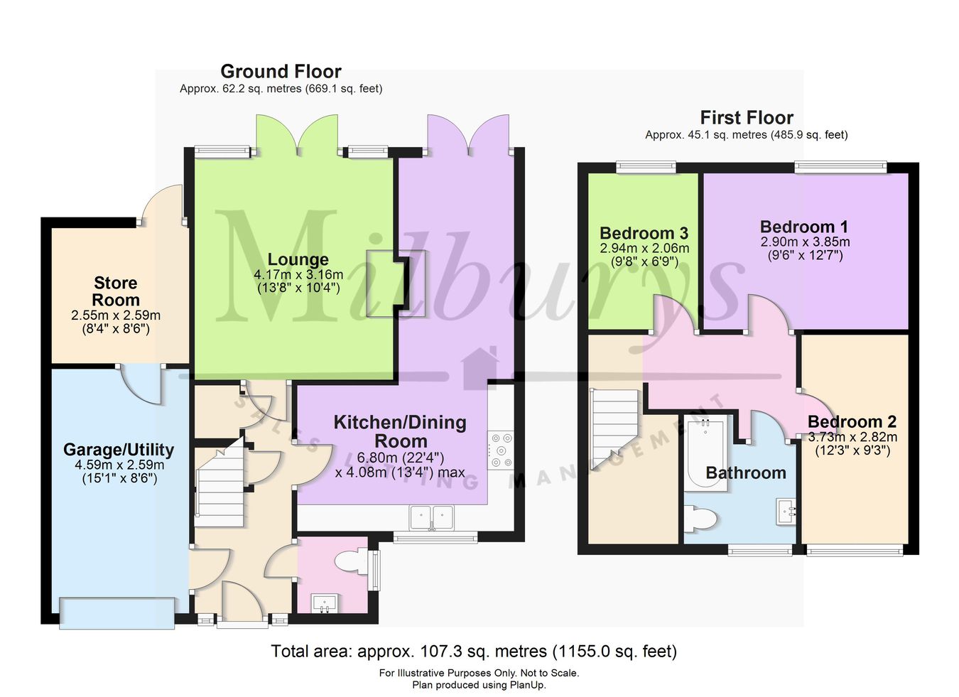 3, Cotswold View, Charfield floorplan