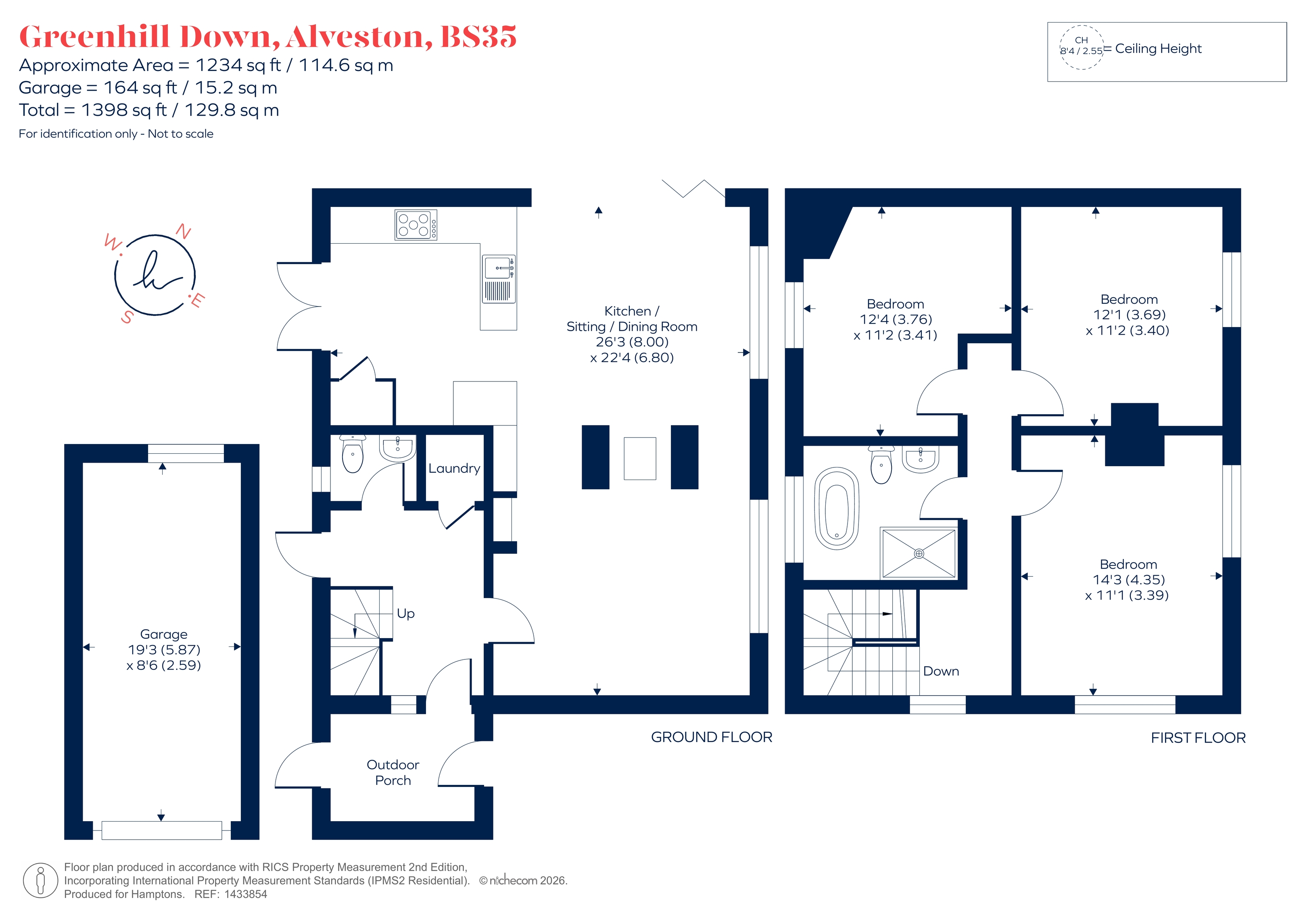 14, Greenhill Down, Alveston floorplan