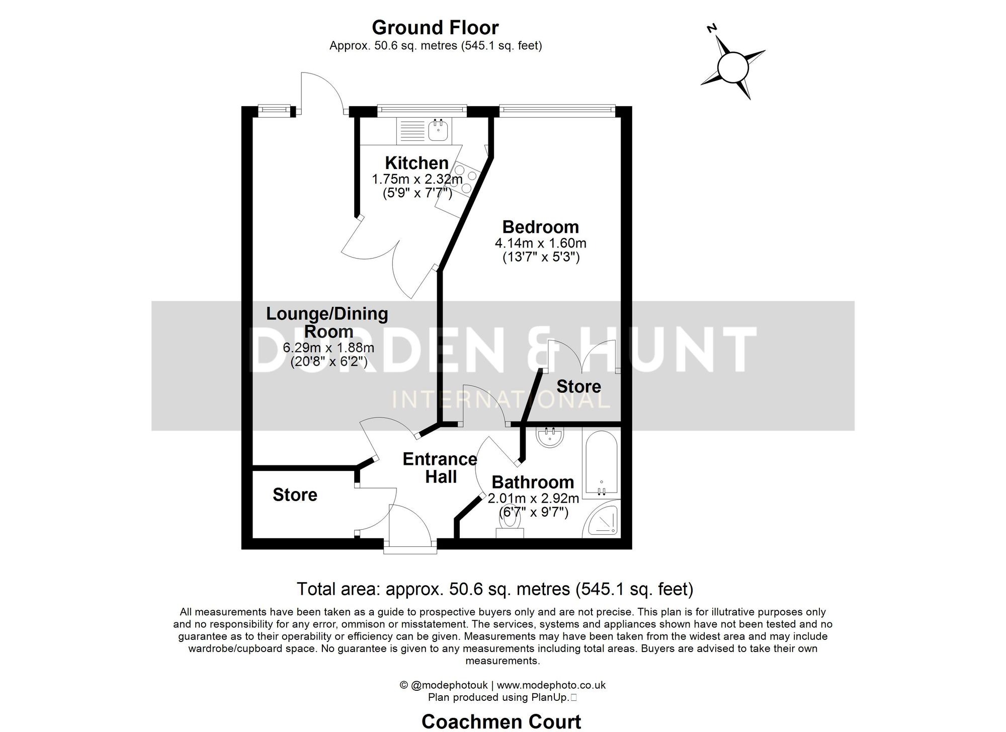 Flat 4, Coachman Court, Rochford floorplan