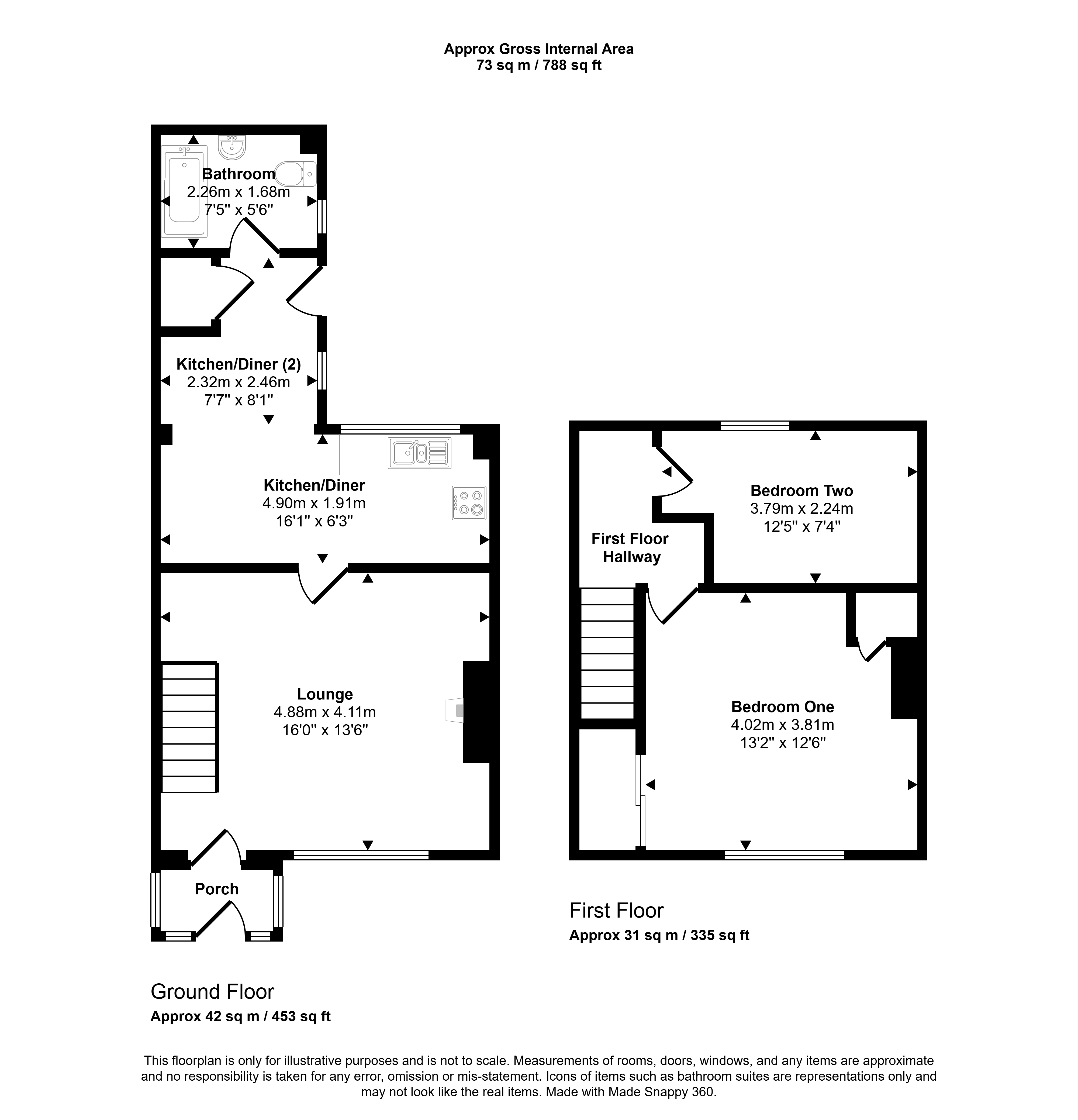 9, Buttsfield Terrace, Houghton Le Spring floorplan