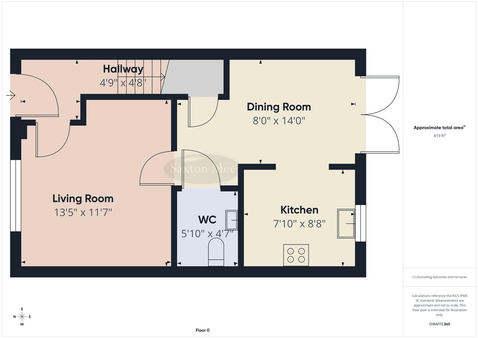 16, Elm Tree Crescent, Dronfield floorplan