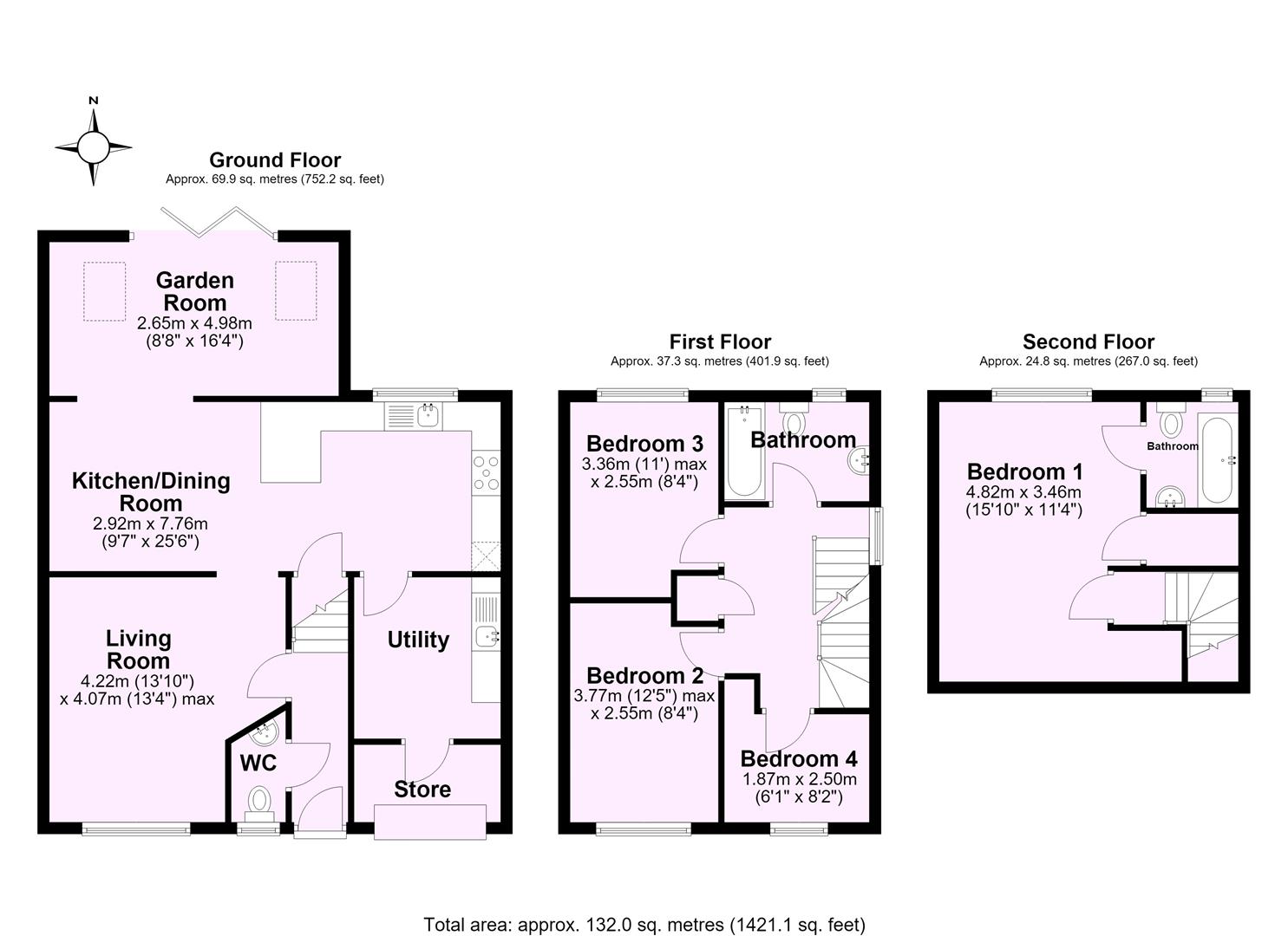18, Riverside Close, York floorplan