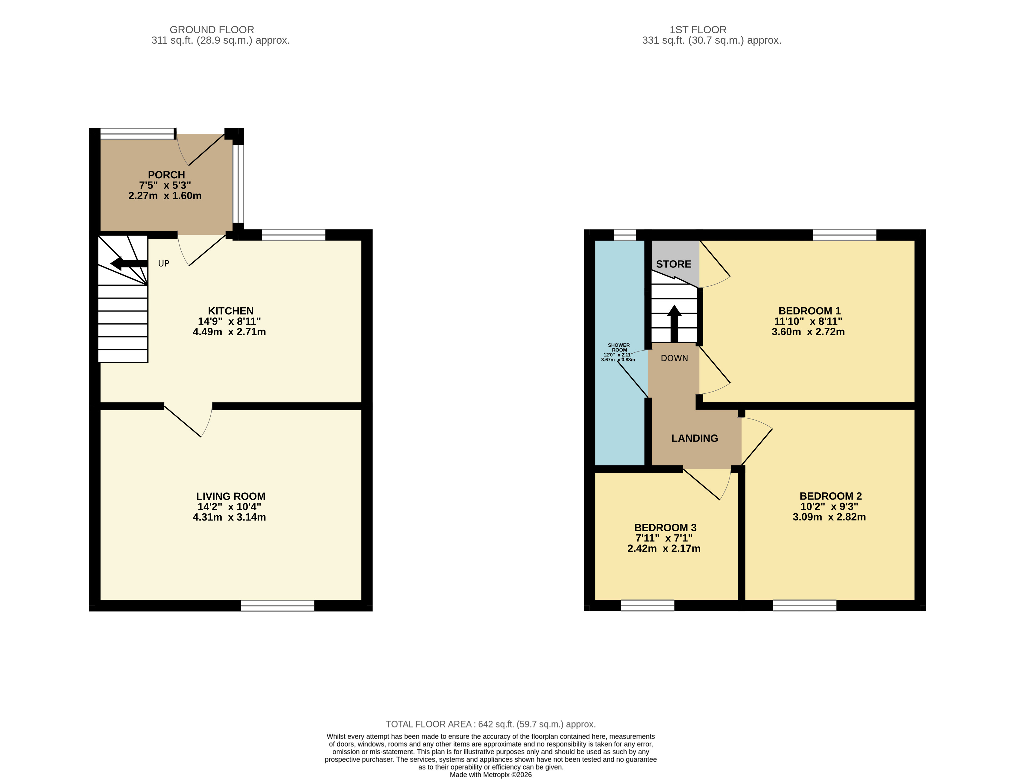 100, Derby Road, Ripley floorplan