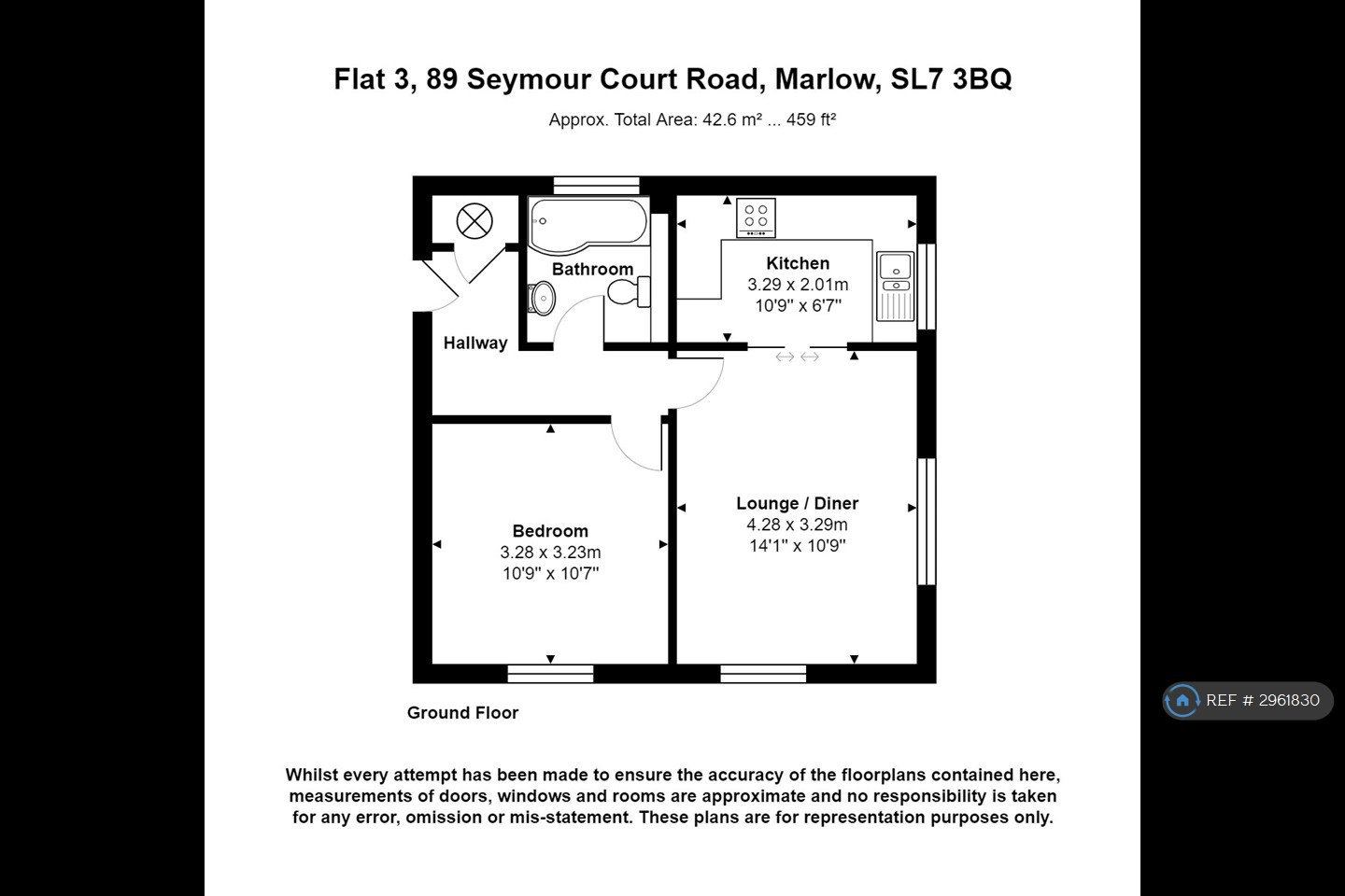 Flat, Seymour Court Road, Marlow floorplan