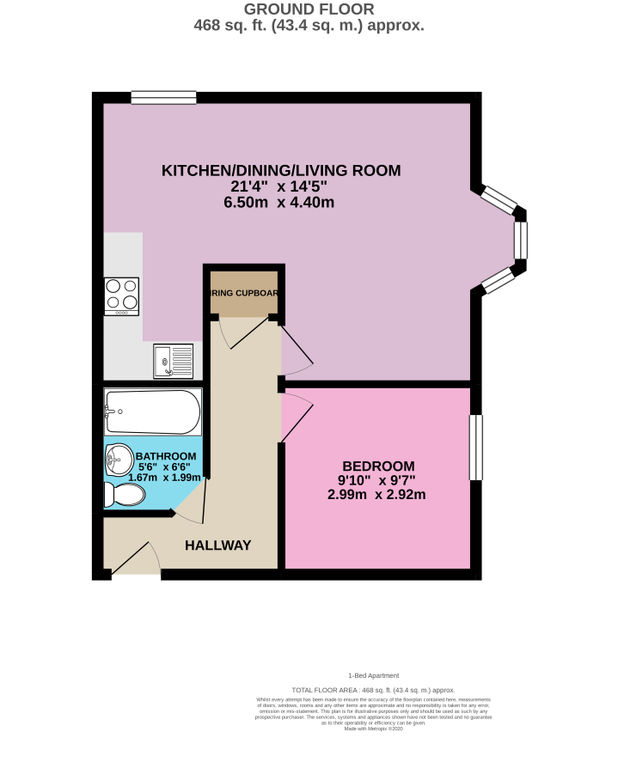 10, Fairfax Close, Stoke-on-Trent floorplan