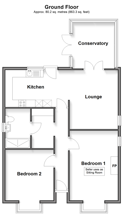 Parkhurst Road, Newport floorplan